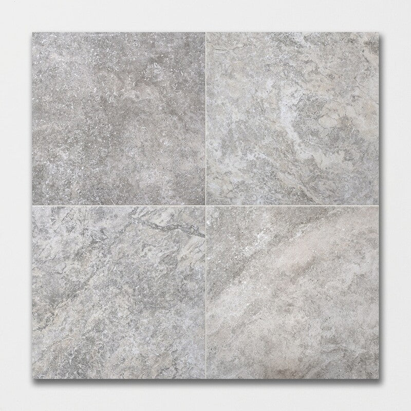 STONEWARE PORCELAIN: Silver Porcelain Paving Tile (r11 | 24"x24"x3/4" | straight cut)