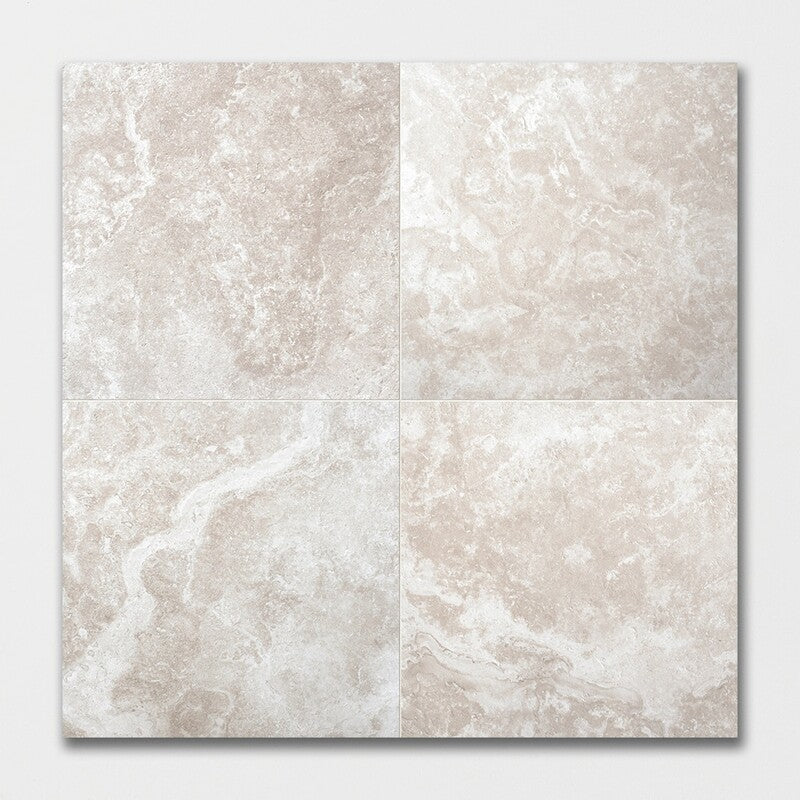 STONEWARE PORCELAIN: White Porcelain Paving Tile (r11 | 24"x24"x3/4" | straight cut)