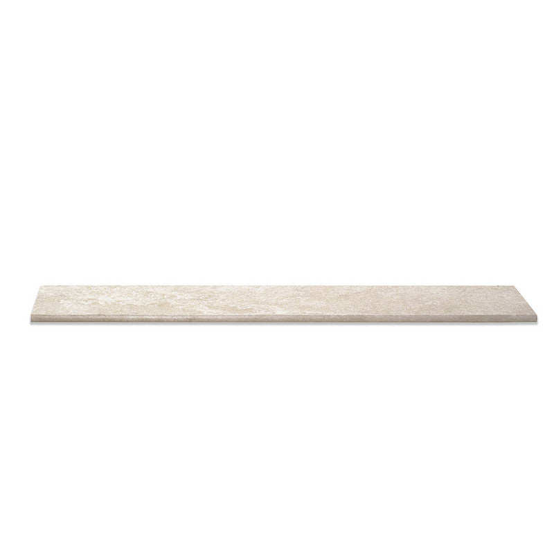 PIEDRA NORGE: Taupe Slate Porcelain Battiscopa Baseboard (natural | 2"x24"x3/4" | straight cut)