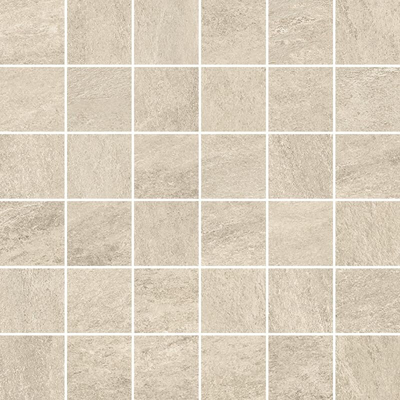 PIEDRA NORGE: Taupe Slate 2X2 Straight Stack Mosaic (natural | 12"x12"x25/64" | straight cut)