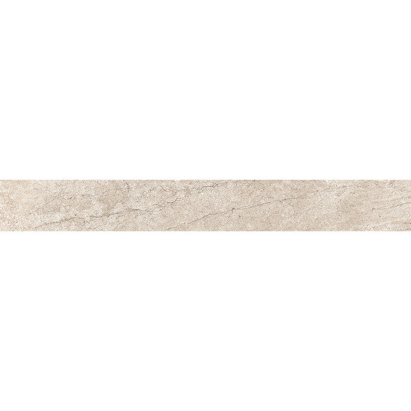 TELLURIDE PORCELAIN: Sand Moon Porcelain Sbn Single Long Bullnose (matte | 3"x24"x23/64" | straight cut)