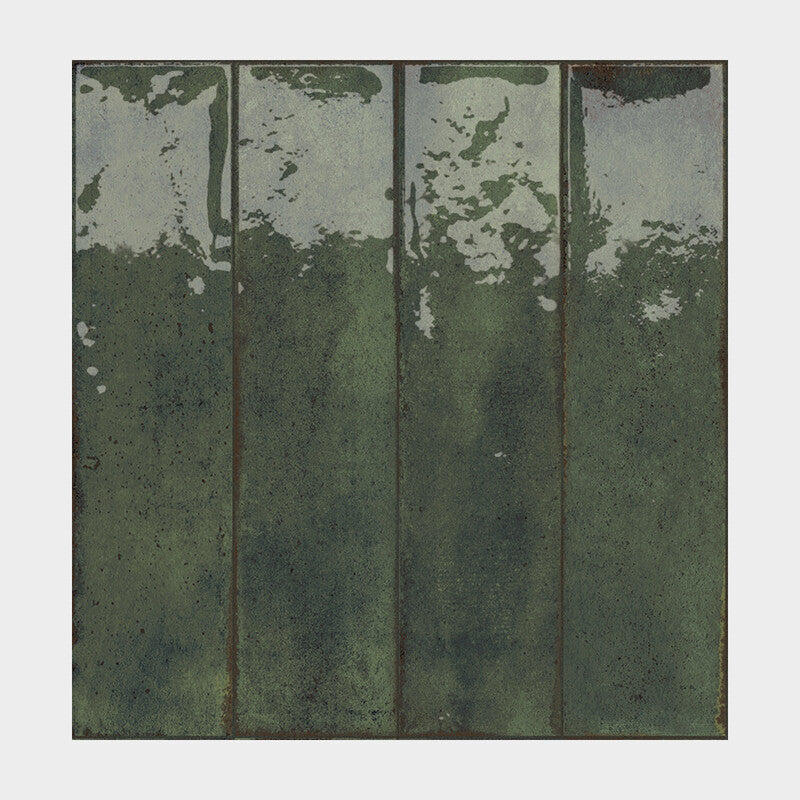 NOVITA PORCELAIN: Fusion Smeraldo Rectangle Field Tile (polished | 2"x10"x1/2" | straight cut)