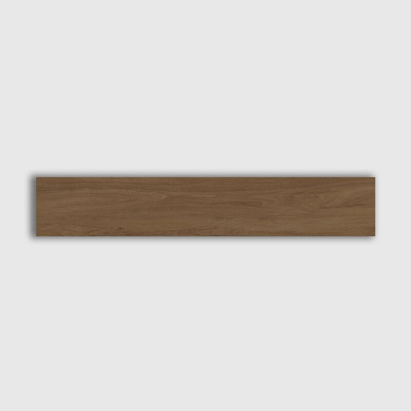METRO WOOD PORCELAIN: Brown Rectangle Field Tile (matte | 8"x48"x5/16" | straight cut)