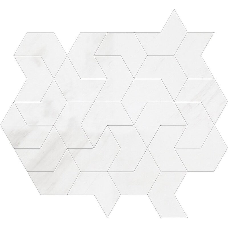 ELEMENTS : Ravel Arrow Mosaic (polished | 3"x6"x17/32" | straight cut)