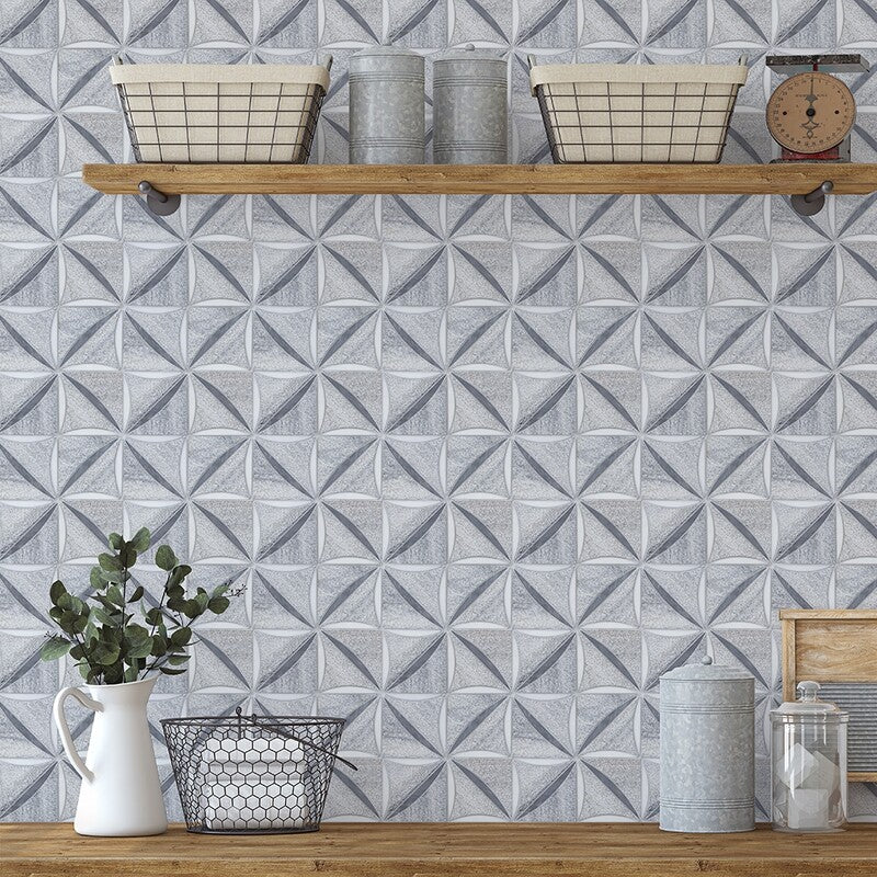 MARAKESH  : Allure Light Skyline Etoile Mosaic (multi finish | 7"x7"x3/4" | straight cut)