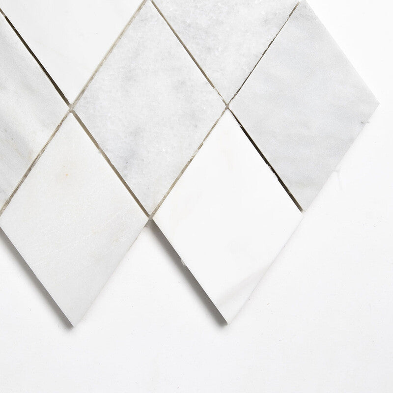 TALYA: Avenza Light Dolomite Almas Diamond Mosaic (multi finish | 9"x10"x5/16" | straight cut)