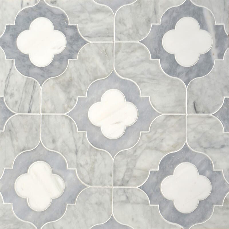 TALYA: Avenza Light Dolomite Irene Mosaic (multi finish | 11"x11"x3/8" | straight cut)