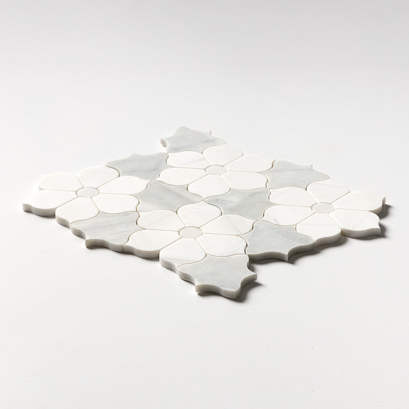 TALYA: Avenza Dark Dolomite Theodora Mosaic (multi finish | 12"x14"x1/8" | straight cut)