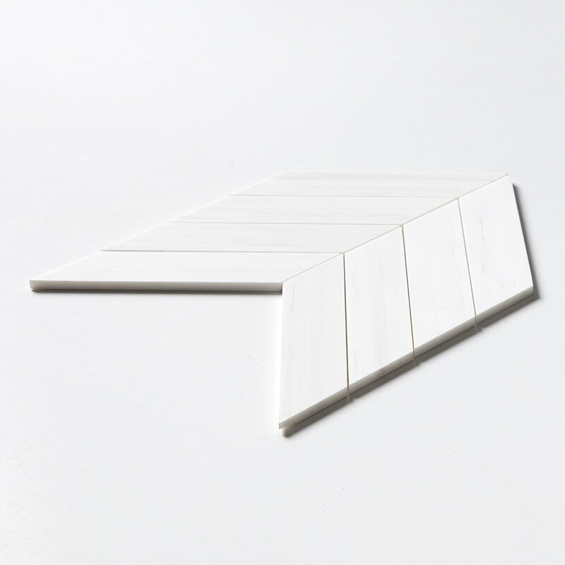 TALYA: Chevron Mosaic (honed | 13"x13"x7/16" | straight cut)