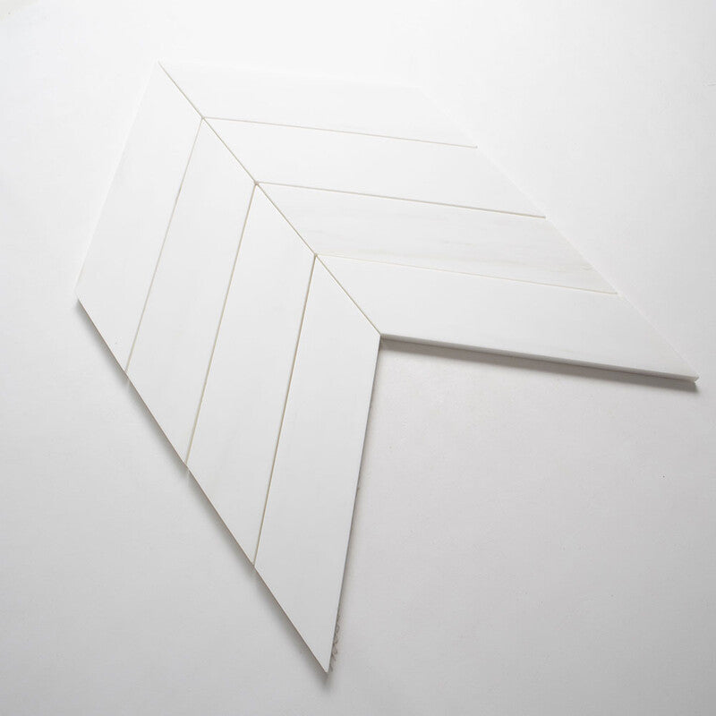 TALYA: Chevron Mosaic (honed | 13"x13"x7/16" | straight cut)