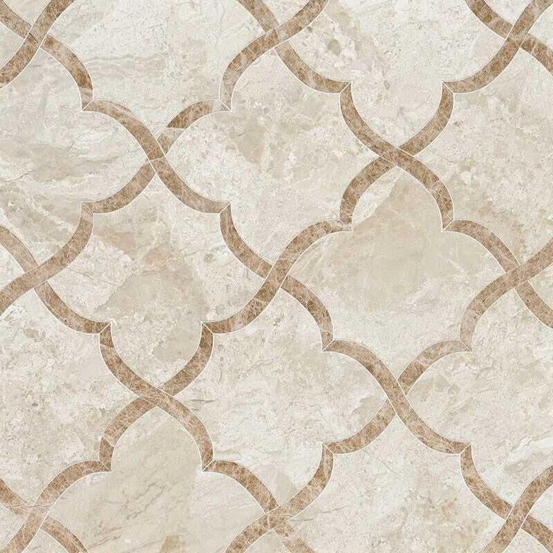 TALYA: Diana Royal, Paradise Gaia Mosaic (polished | 11"x11"x3/8" | straight cut)