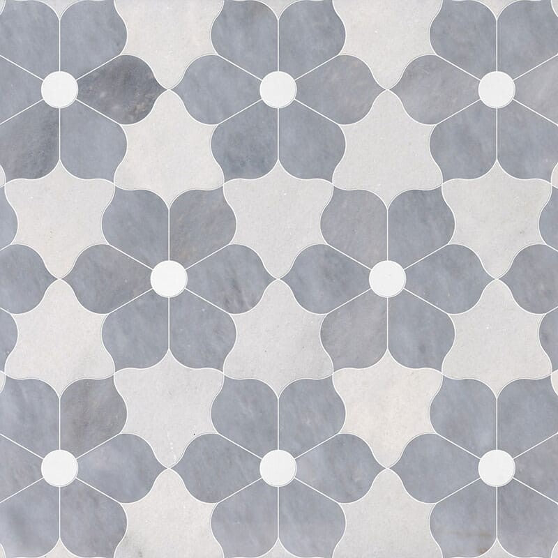 TALYA: Glacier Theodora Mosaic (multi finish | 12"x14"x1/8" | straight cut)