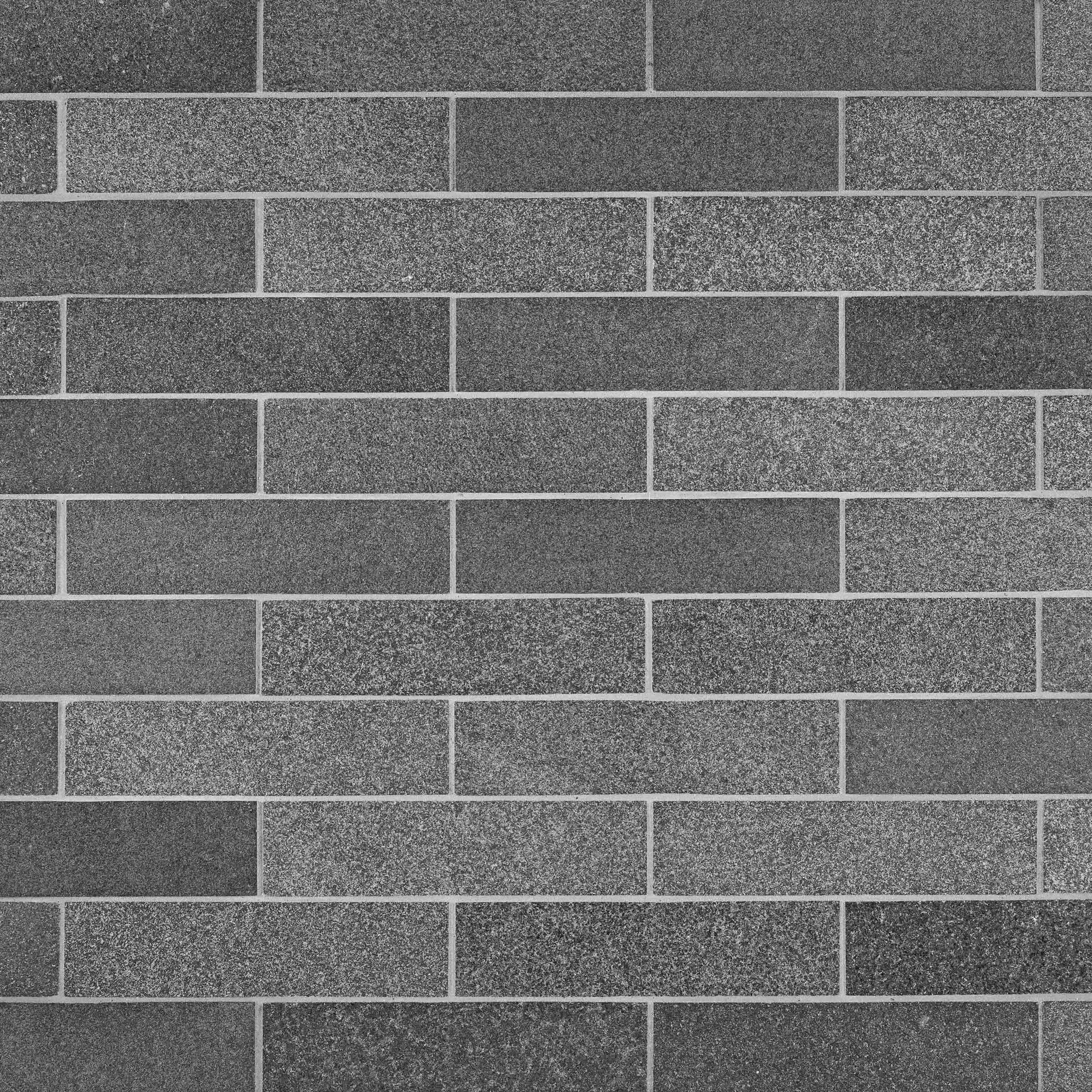 absolute black granite brick offset flamed black dark grey 2x8x3_8 surface group natural stone resource