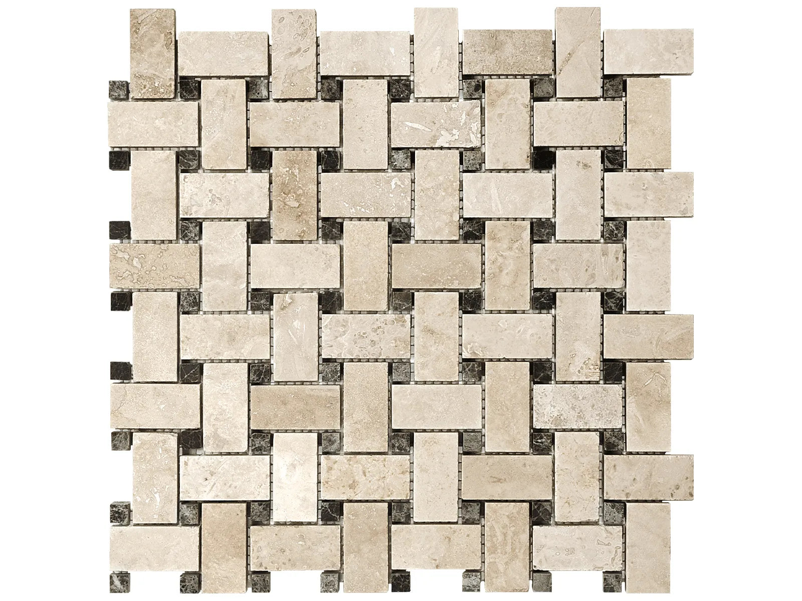 ELYSIAN: Travertine Field Tile (5¹⁵⁄₁₆"X5¹⁵⁄₁₆"X⅜" | Tumbled)