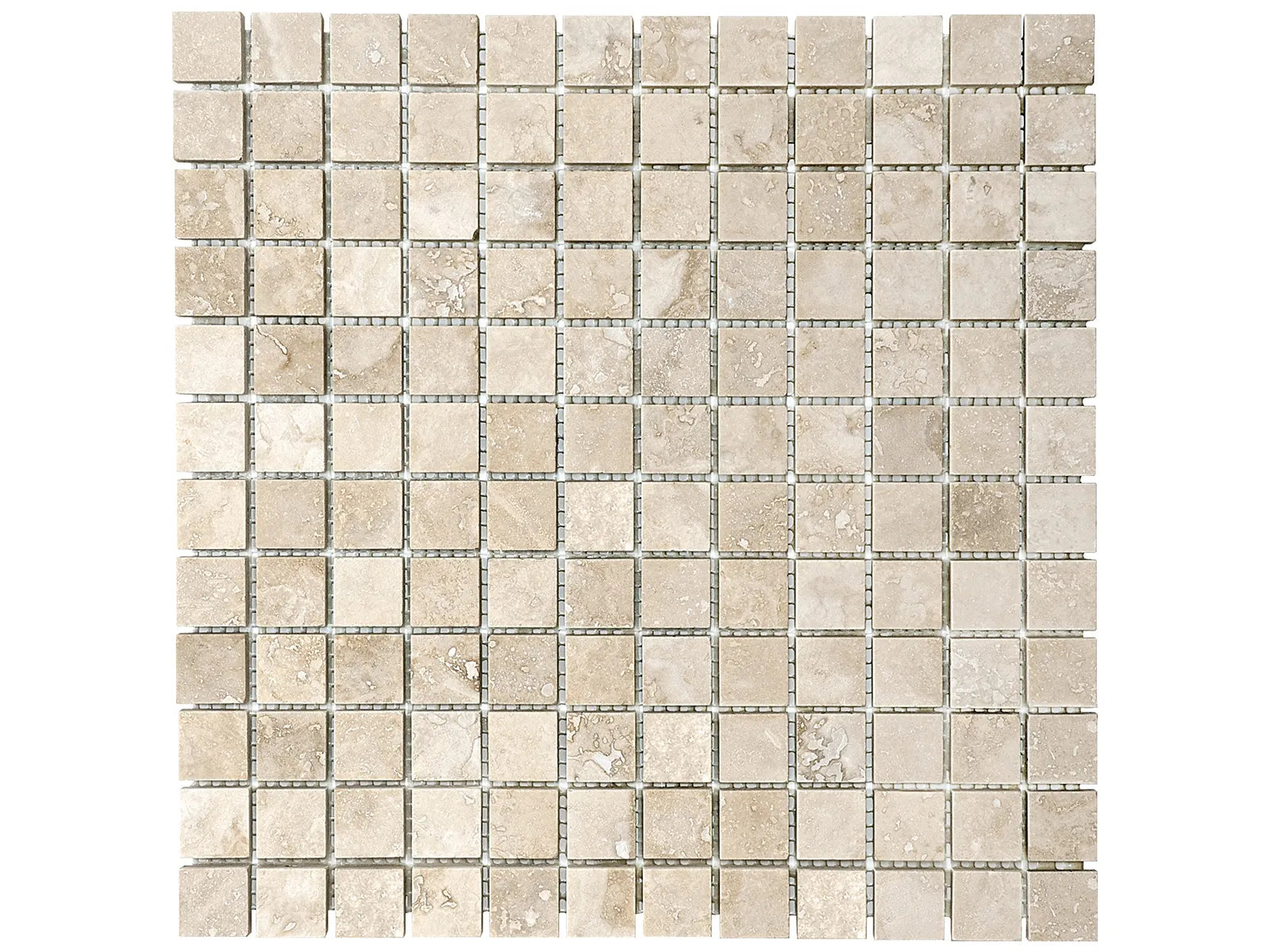 ELYSIAN: Travertine Mosaic 2X4 Staggered Joint (12¹⁄₁₆"X12¹⁄₁₆"X⅜" | Filled-Honed)