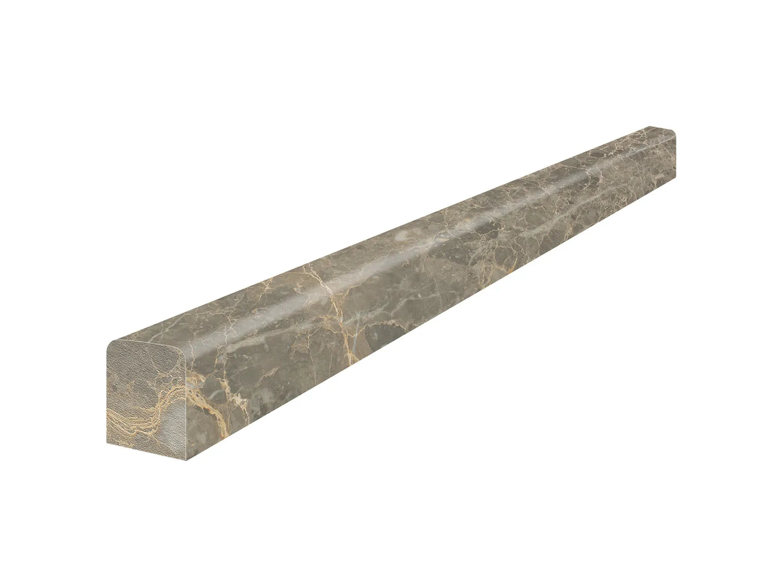 VELUTTO ASH: Marble Trim Deco-Bar (12¹⁄₁₆"X½"X⅝" | Honed)