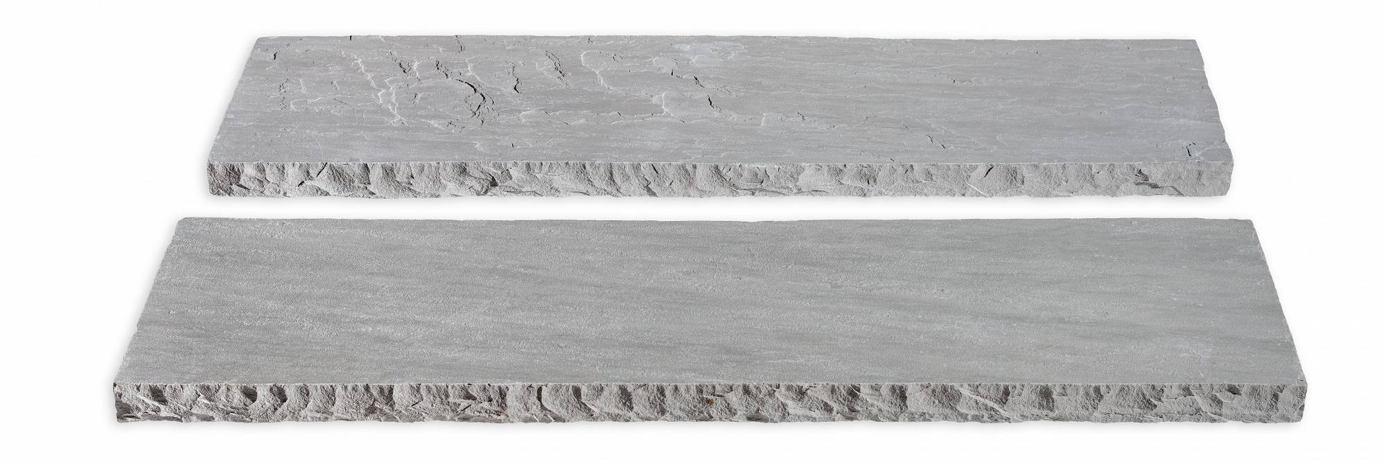 OLD WORLD: Artisan Appalachian Grey Paving Tread (24"X84"X2" | Per Piece)