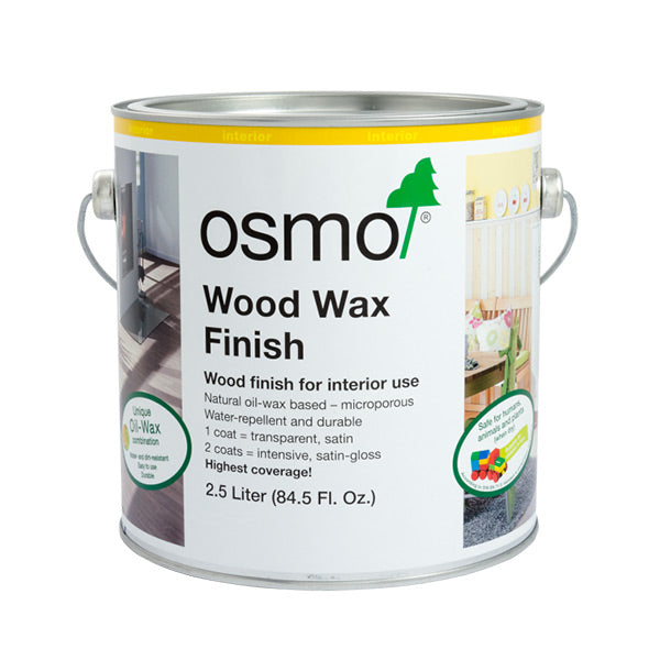 OSMO: Wood Wax Finish #3166 (Walnut | 2.5L | Interior)