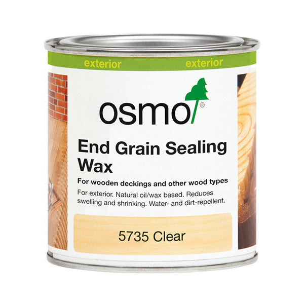 OSMO: End Log Grain Sealing Wax #5735 (Clear | 0.375L | Exterior)