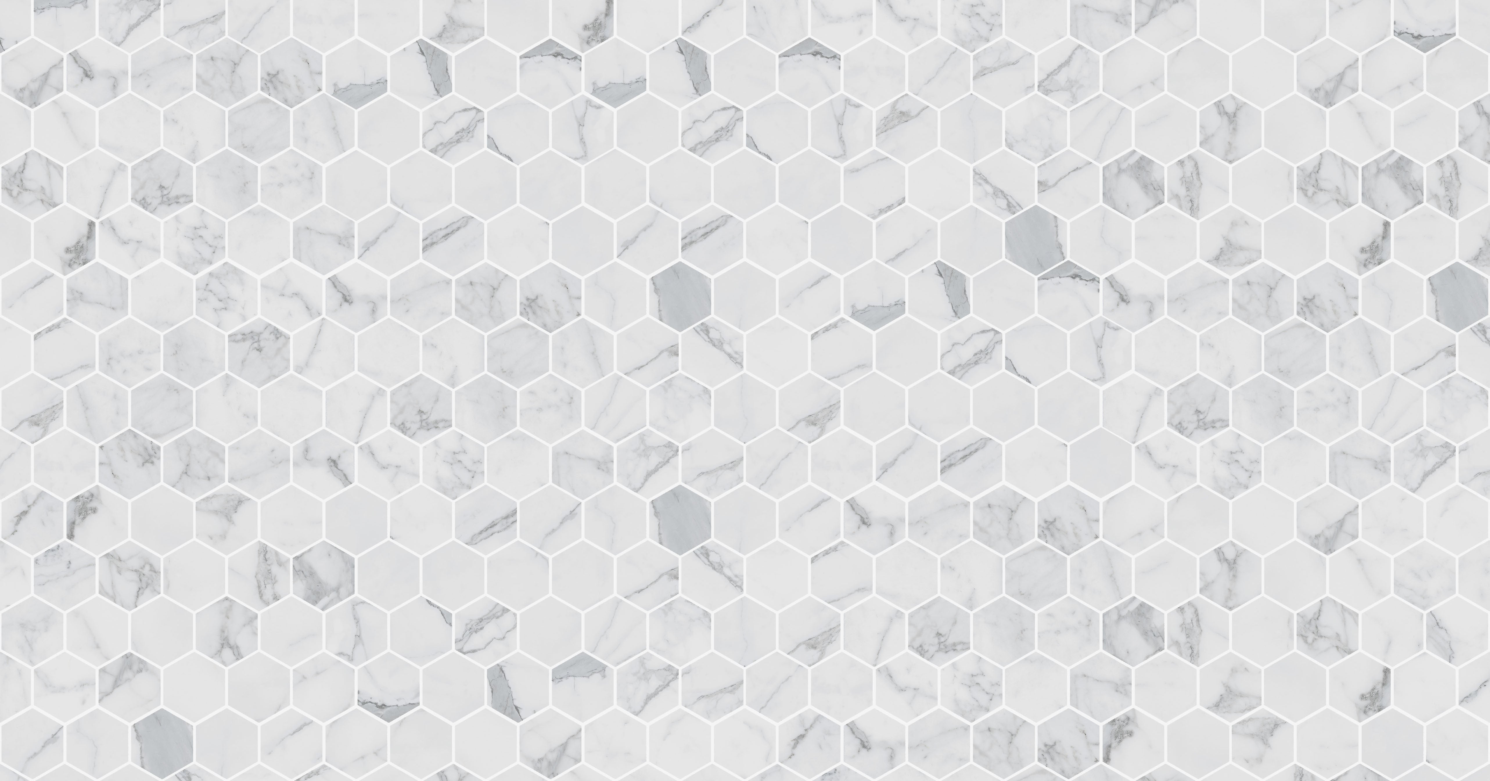 landmark 9mm charme veined statuario hexagon mosaic 12x10x9mm matte rectified porcelain tile distributed by surface group international
