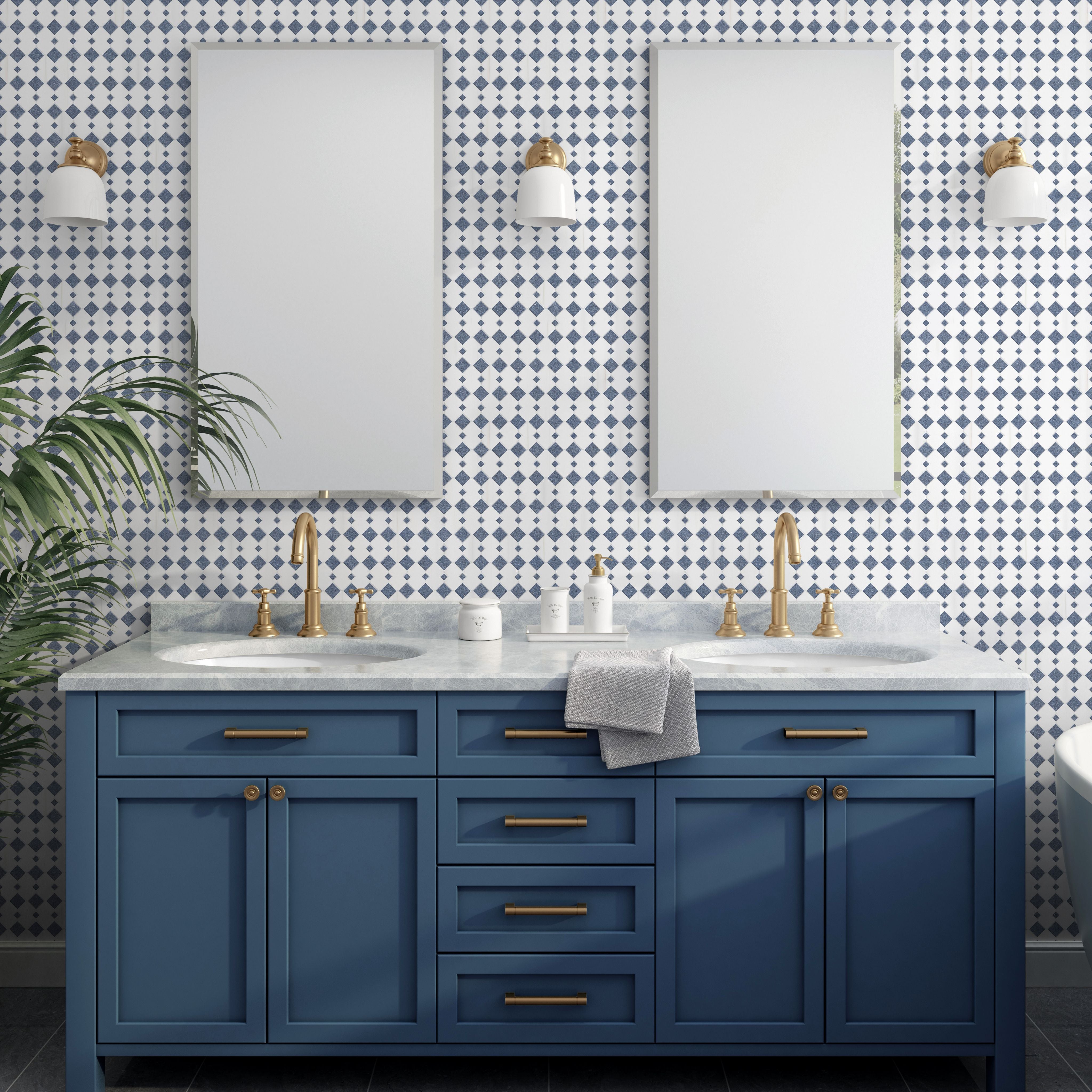 dulcet tassel blue 1mtsldol natural stone mosaic interior 1 made by dulcet and sold by surface group international