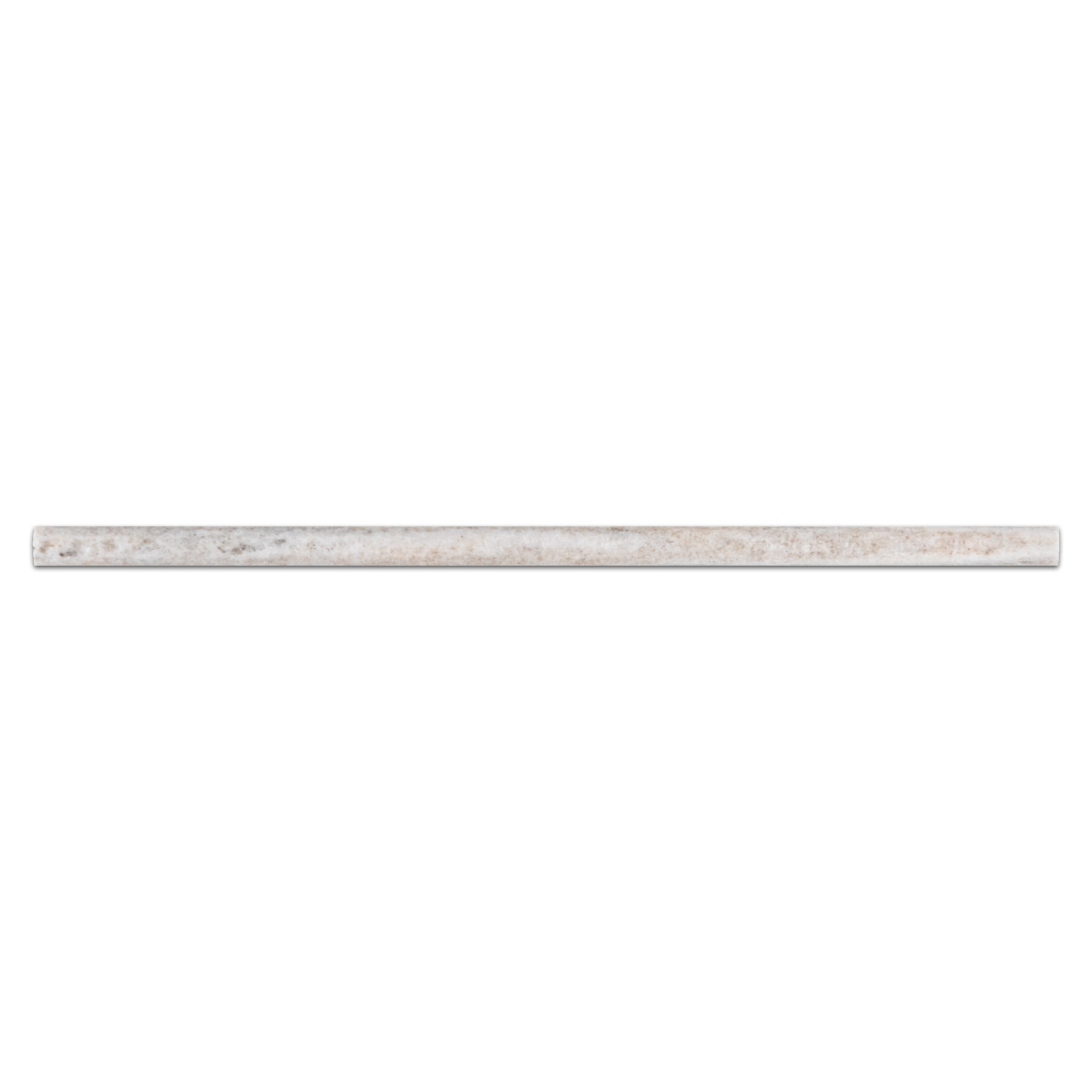 CINNAMON BEIGE: Petite Pencil Liner Marble Tile Accessory (3/4"x12"x1/2" | honed)