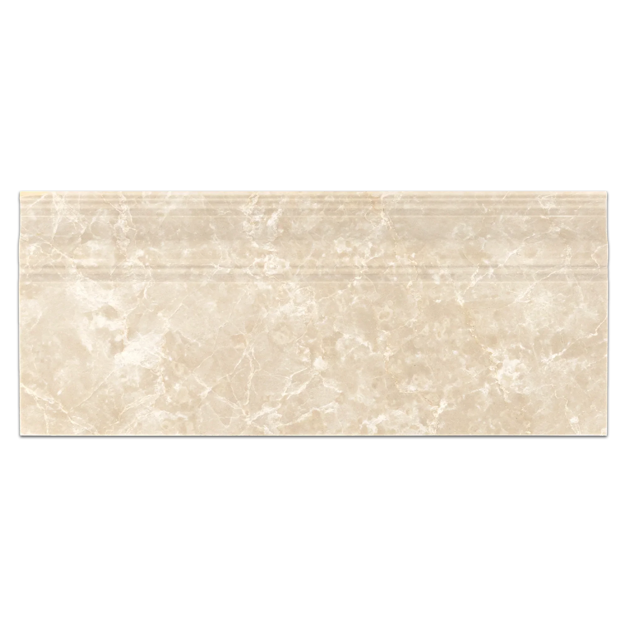 Elon Botticino Marble Baseboard 4.75x12 Polished Tile - Surface Group International
