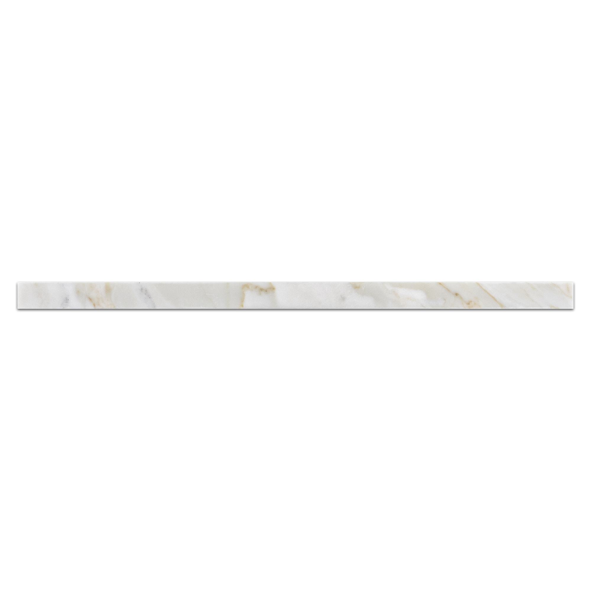 Elon Calacatta Gold Marble Flat Liner 0.5625x12x0.8125 Polished AM9065P Surface Group International Product