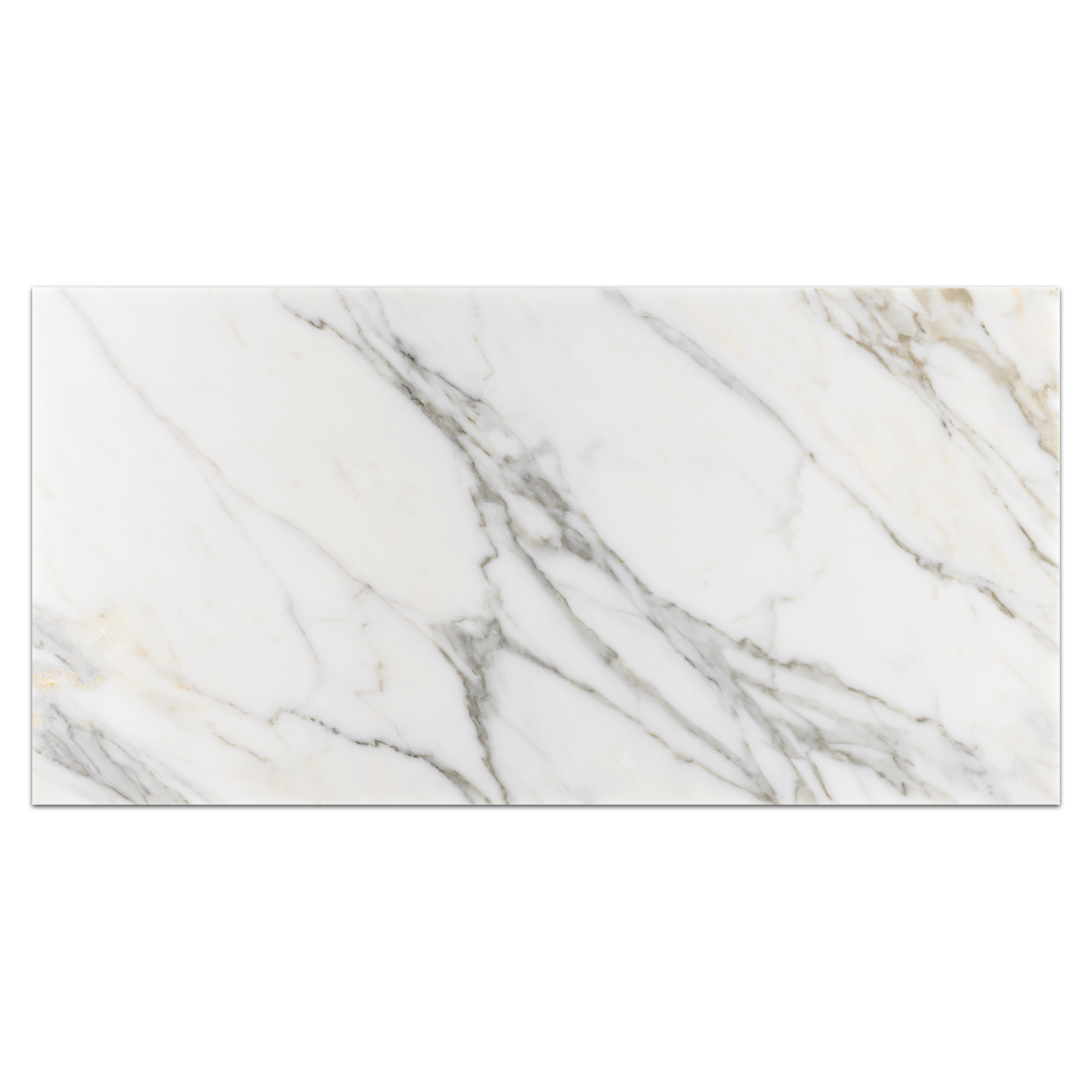 Elon Calacatta Gold Marble Rectangle Field Tile 12x24x0.375 Polished - Surface Group International