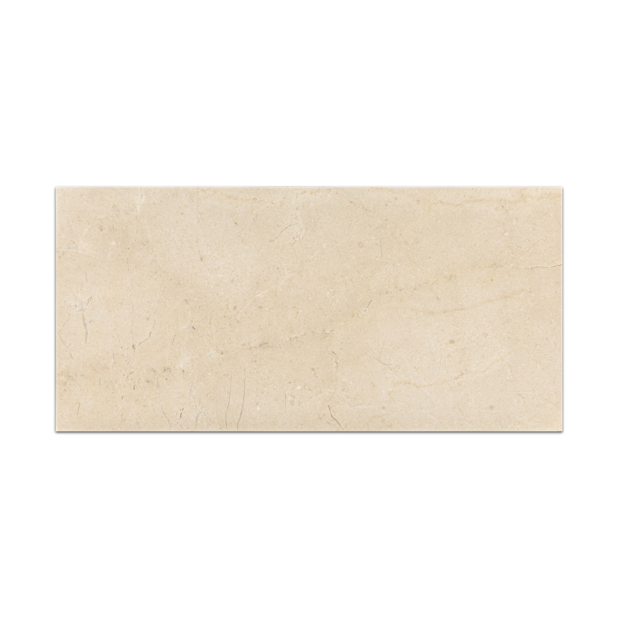 Elon Crema Marfil Marble 6x12 Polished Rectangle Field Tile