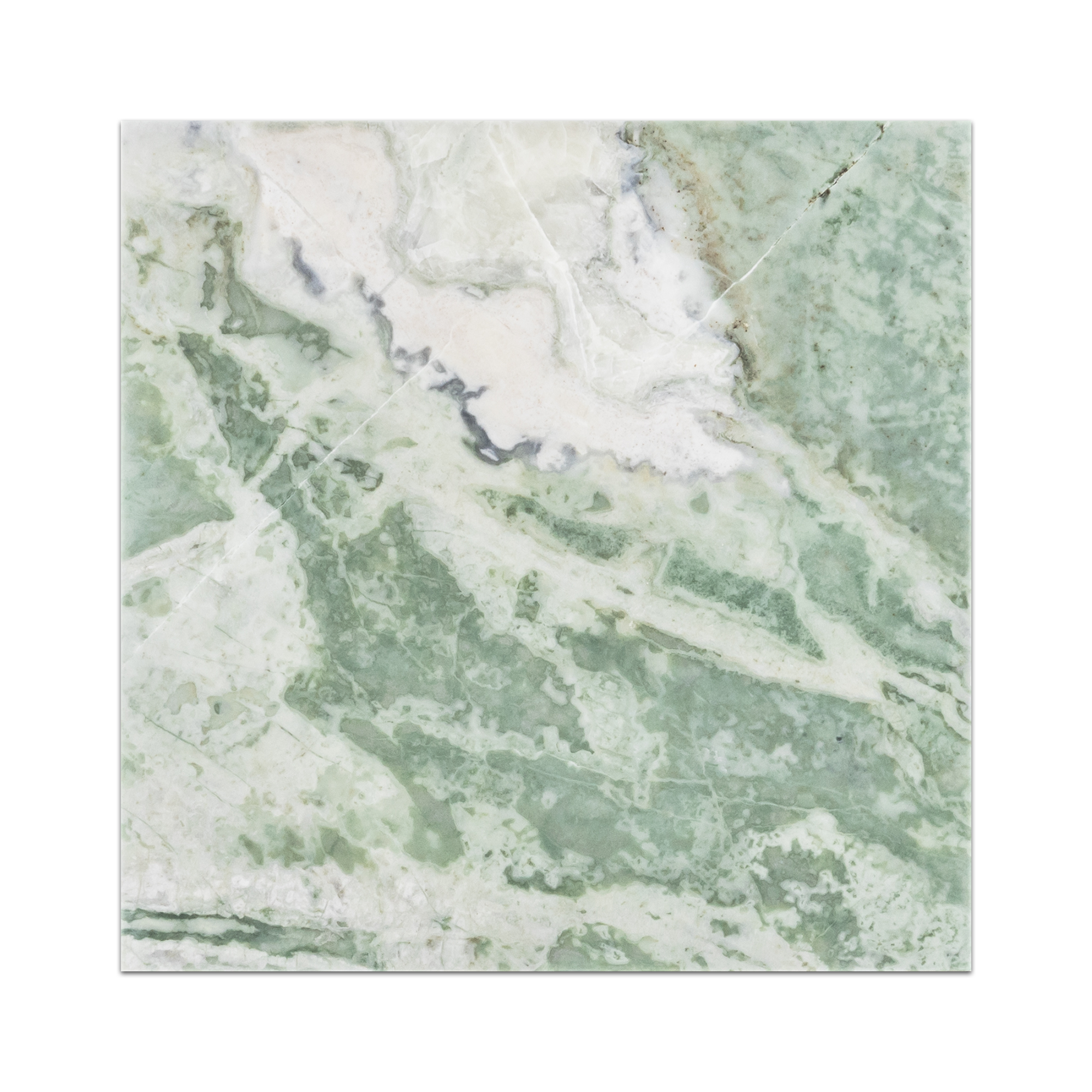 Elon emerald green marble square field tile 12x12x0.375 honed AM6612H for sale at Surface Group Online tile store