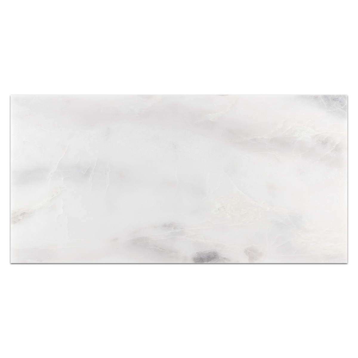 Ice White Marble Rectangle Field Tile | 12