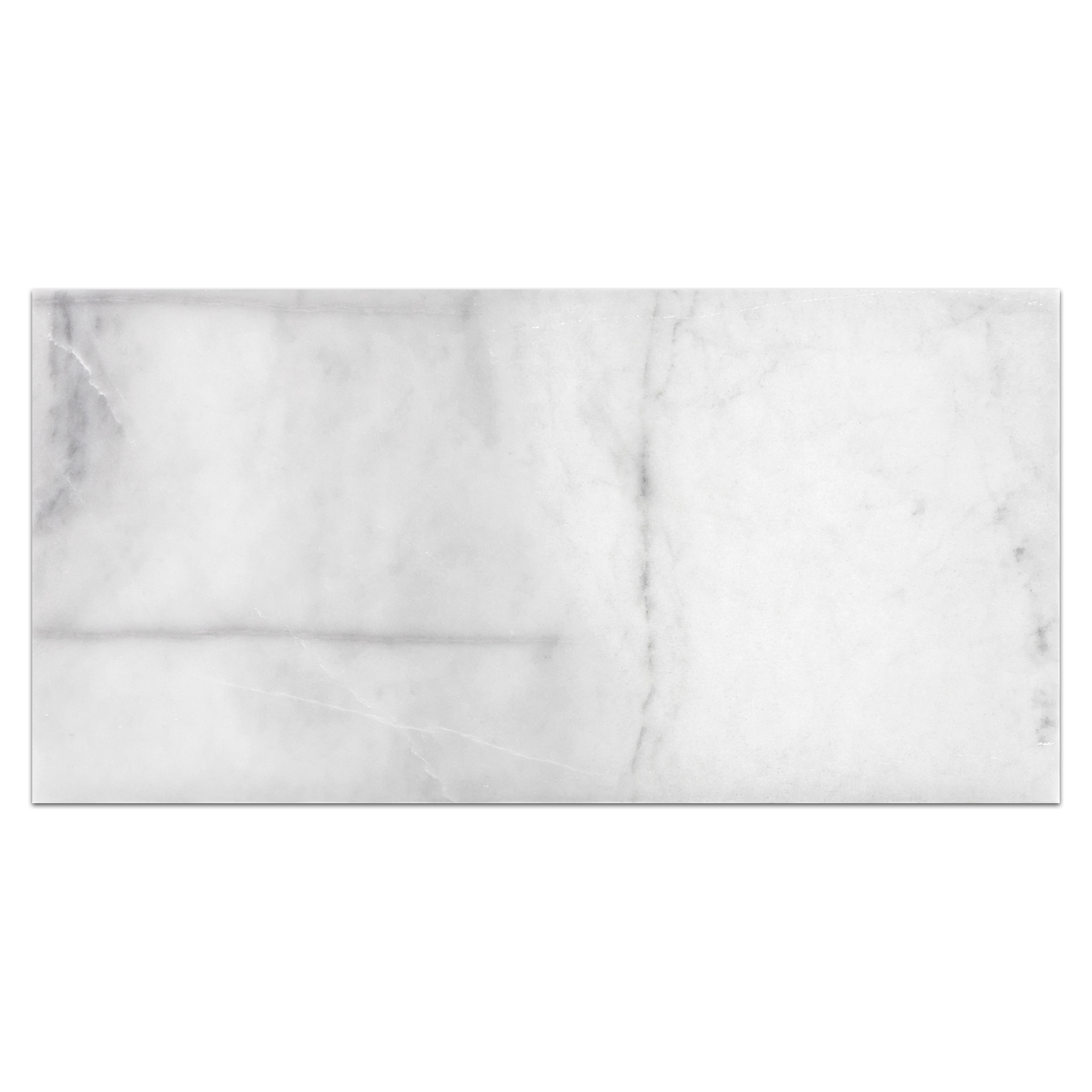 Elon Ice White Marble Rectangle Field Tile 12x24x0.375 Polished AM9624P Surface Group International
