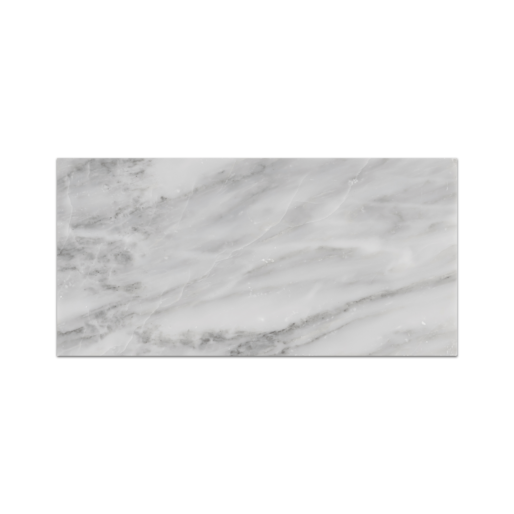 Elon Mystic Gray Marble Rectangle Field Tile 6x12x0.375 Honed - Surface Group International