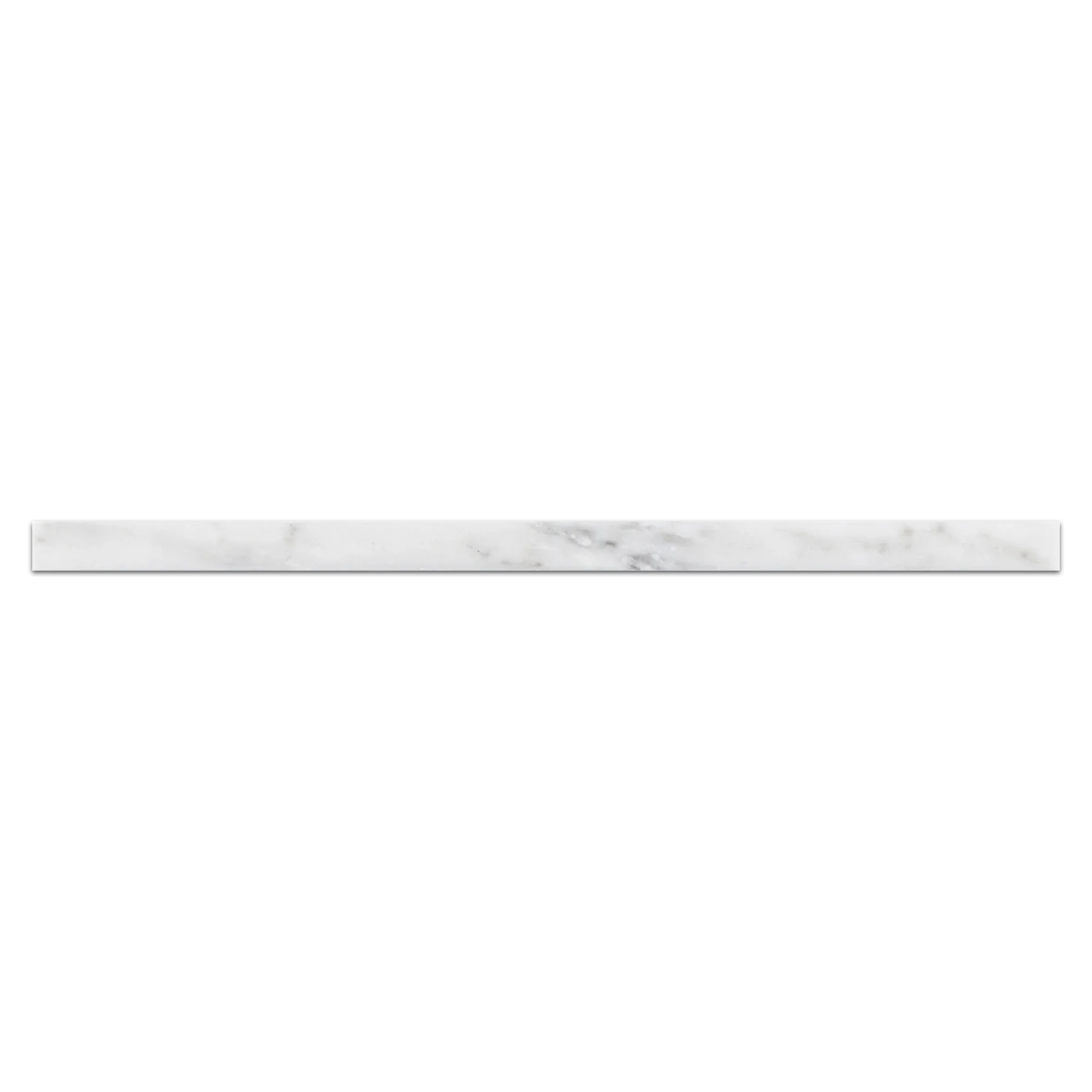 Elon Pearl White Marble Flat Liner Tile 0.5625x12x0.8125 Polished - AM8629P Surface Group International Product