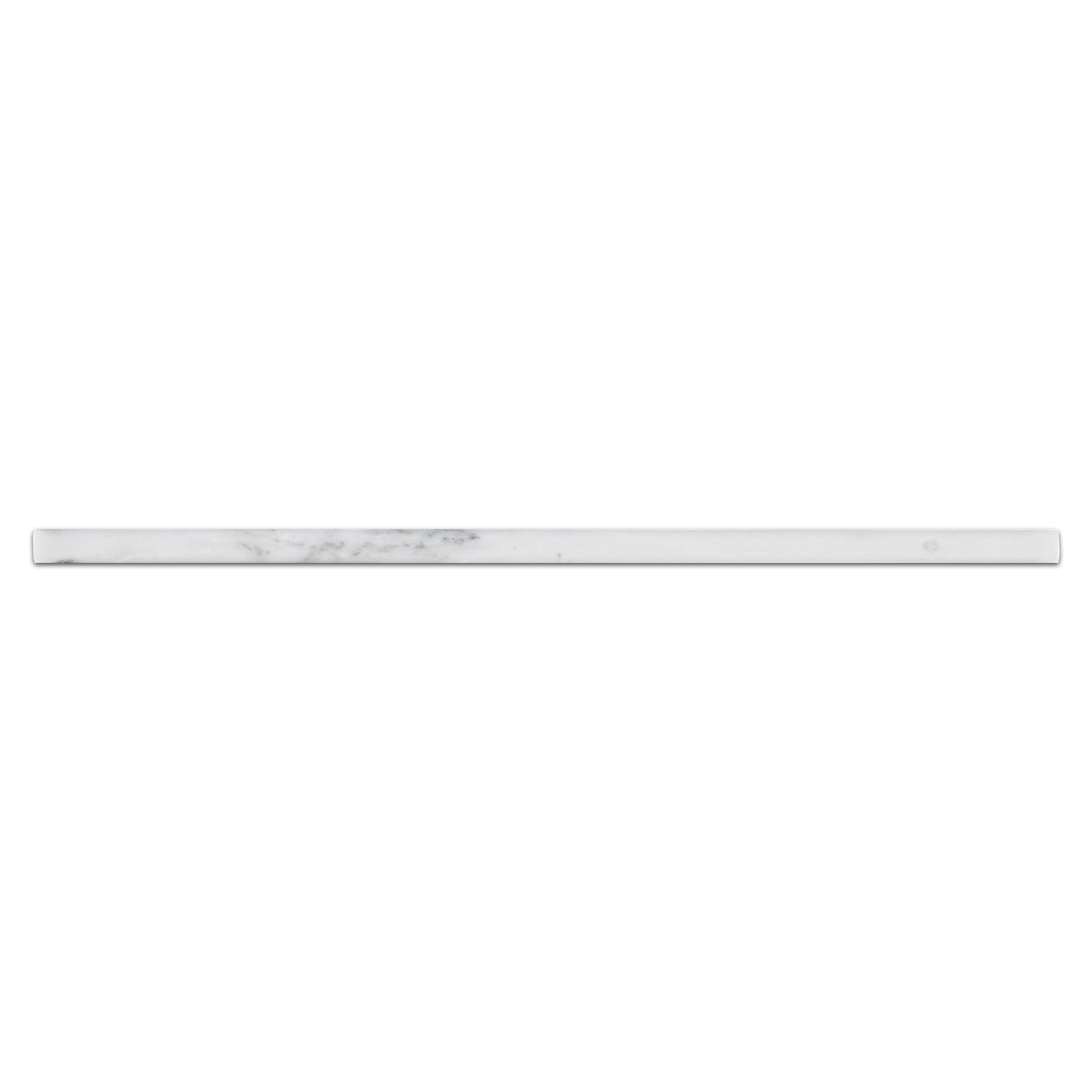 Elon Pearl White Marble Micro Pencil Tile 0.375x12x0.625 Honed - Surface Group International Product