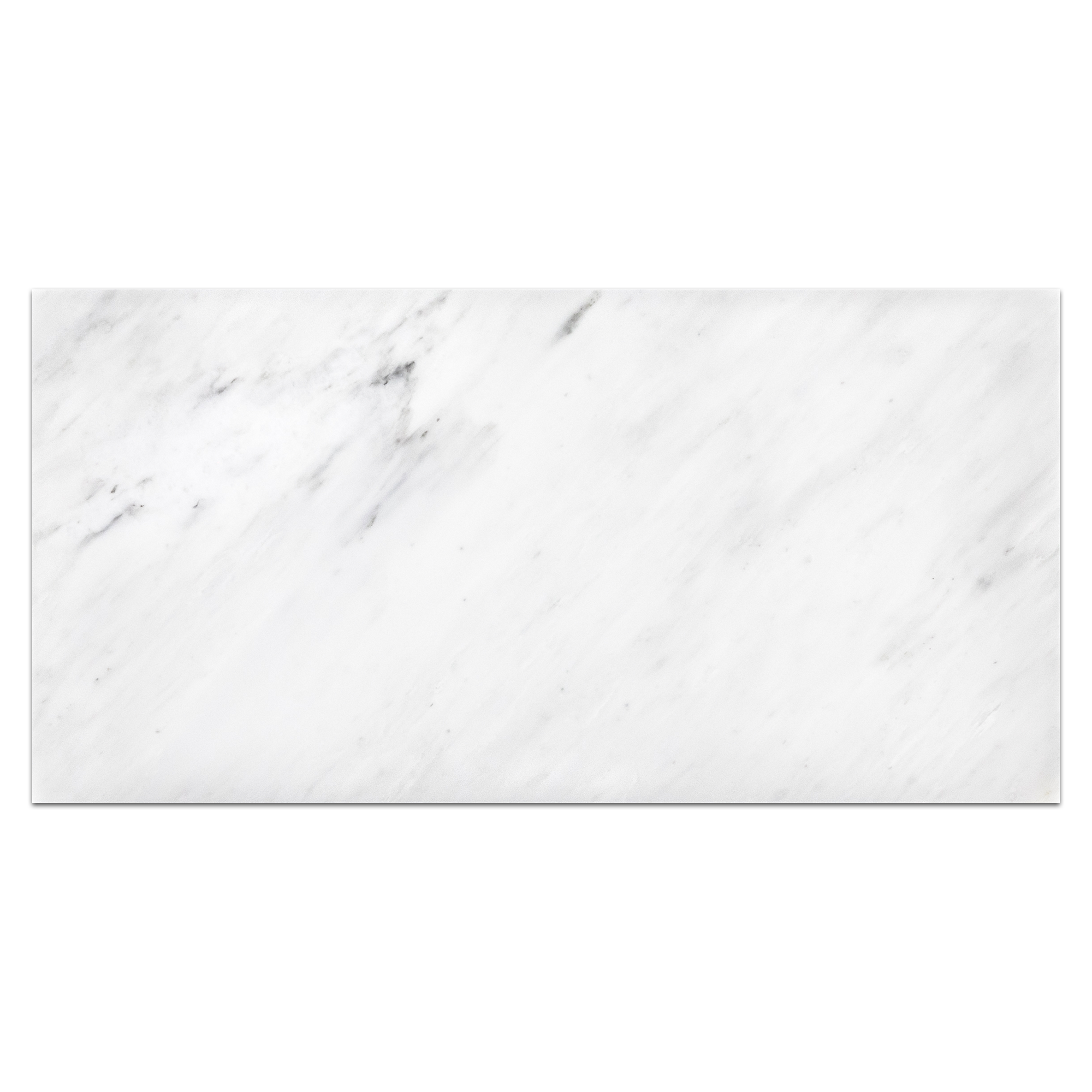 Elon Pearl White Marble Rectangle Field Tile 12x24x0.375 Polished - Surface Group International