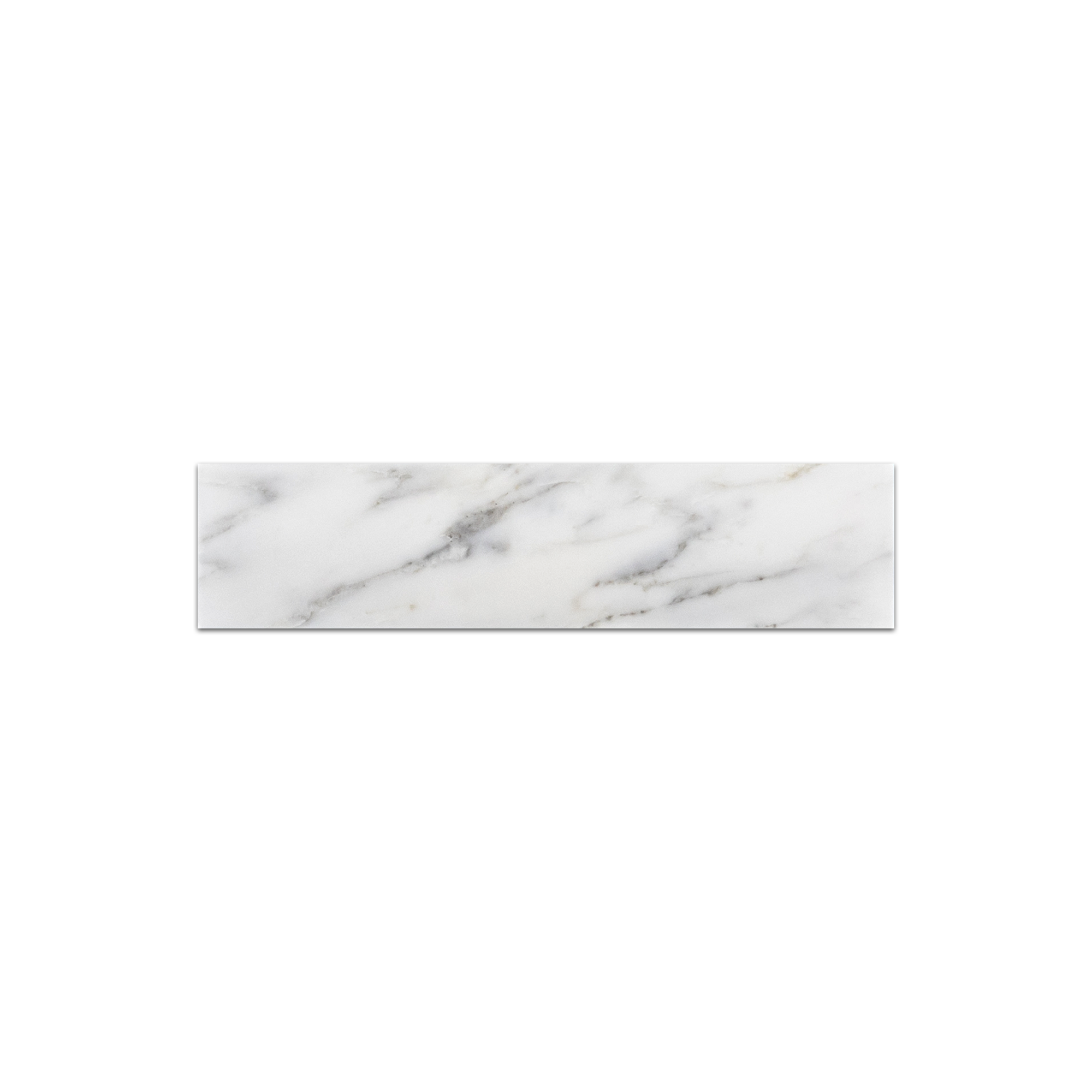 Elon Pearl White Marble Rectangle Field Tile 2x8x0.375 Honed - Surface Group International