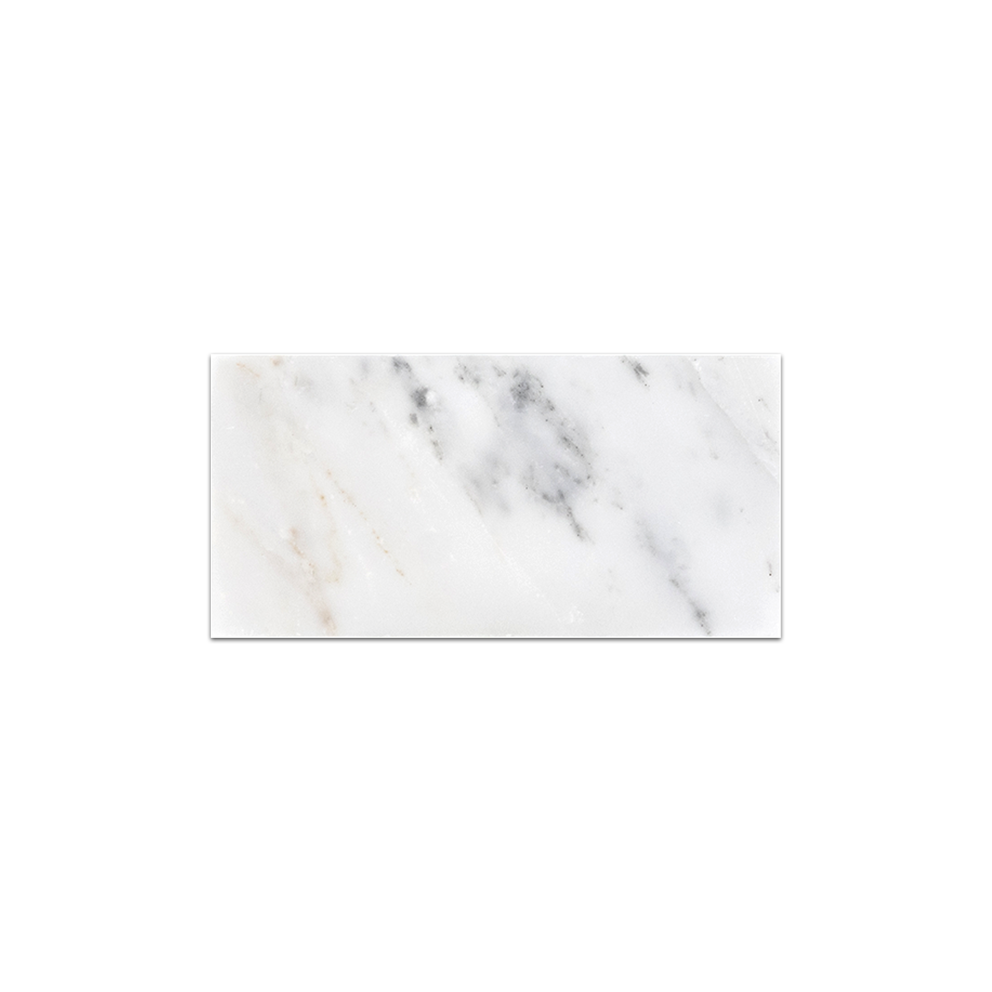 Elon Pearl White Marble Rectangle Field Tile 3x6x0.375 Honed - Surface Group International