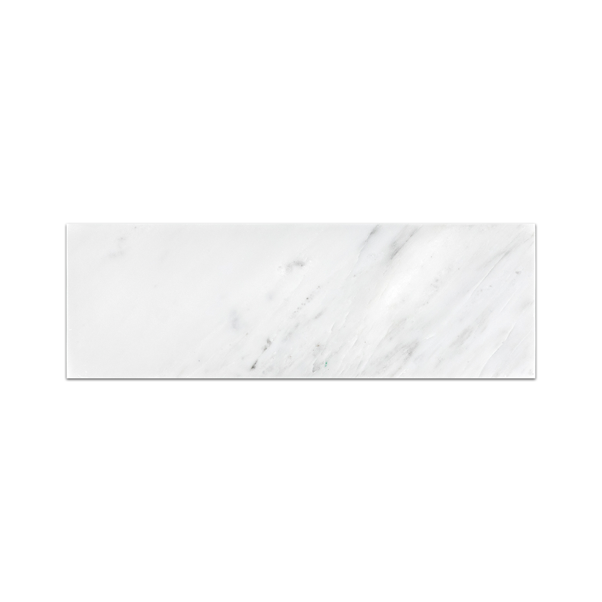 Elon Pearl White Marble Rectangle Field Tile 4x12x0.375 Honed - Surface Group International