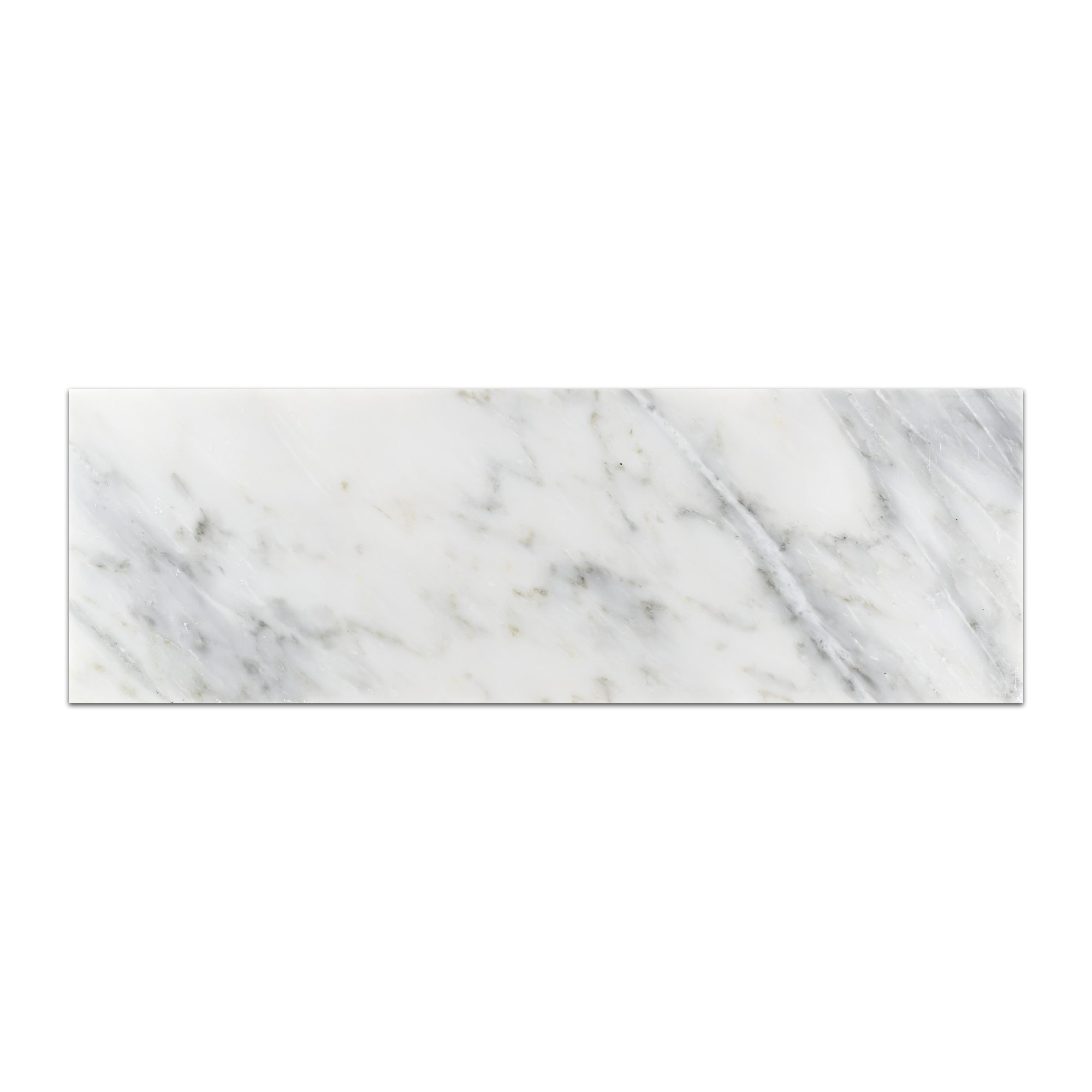 Elon Pearl White Marble Rectangle Field Tile 6x18x0.375 Honed - Surface Group International