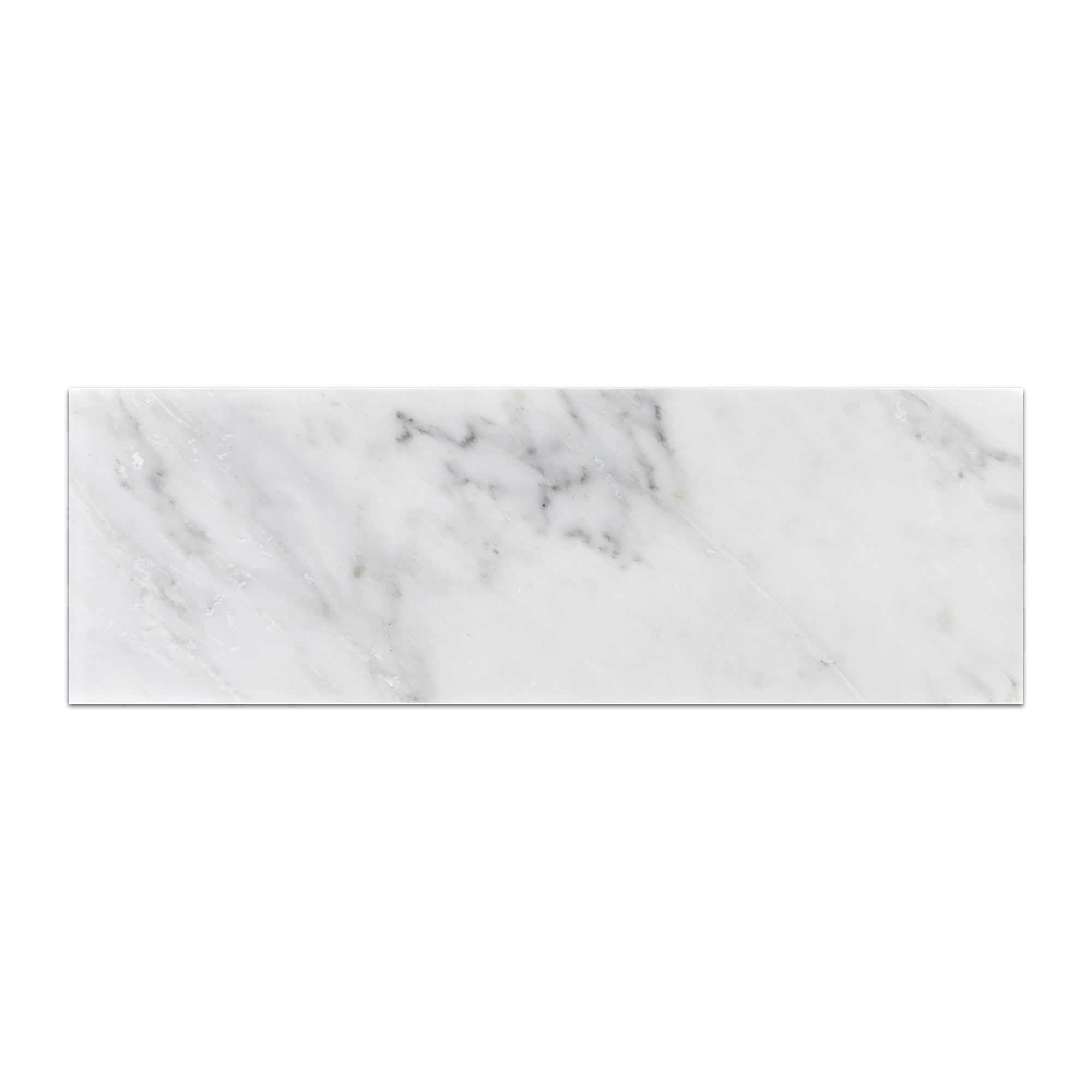 Elon Pearl White Marble Rectangle Field Tile 6x18x0.375 Polished - Surface Group International