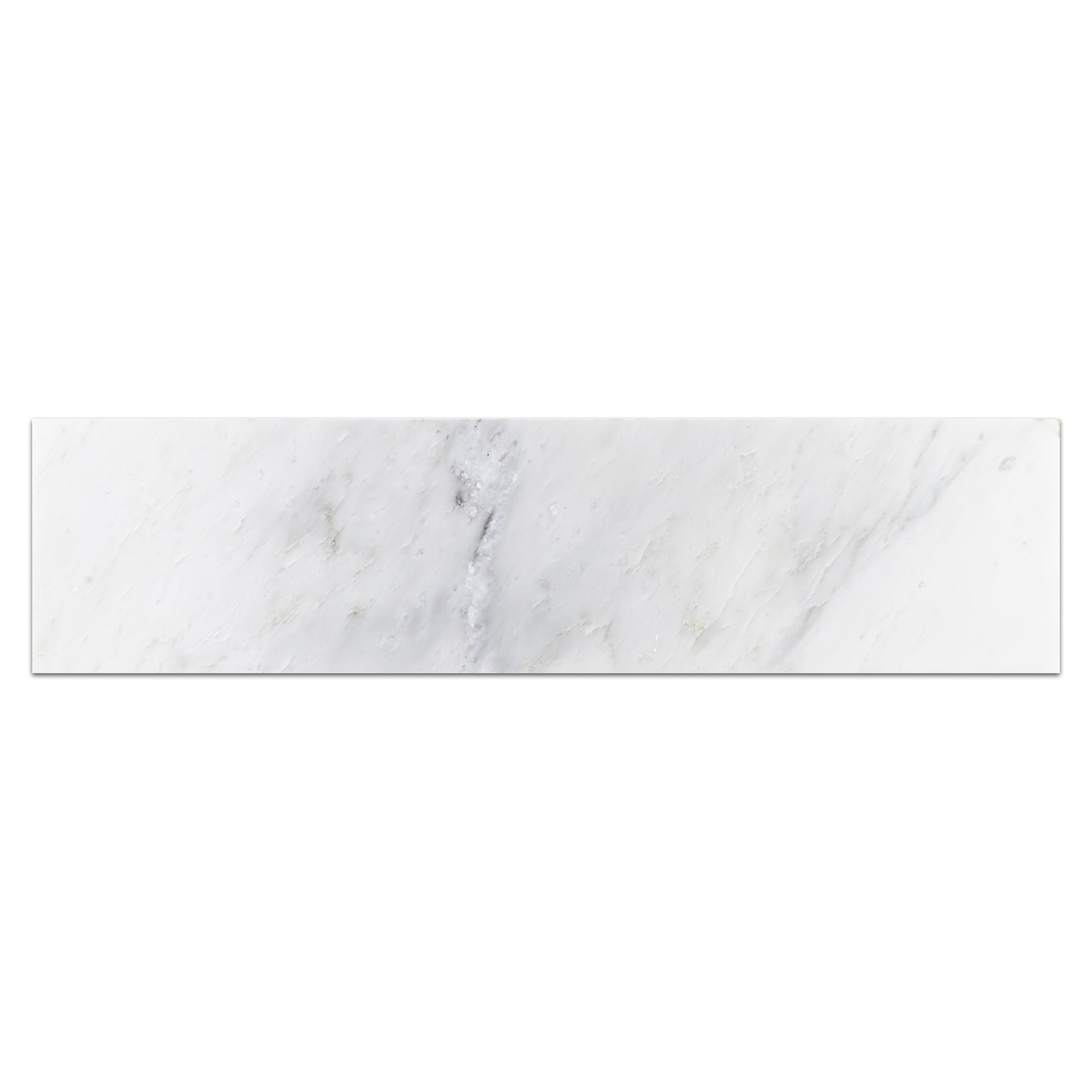 Elon Pearl White Marble Rectangle Field Tile 6x24x0.375 Honed - Surface Group International
