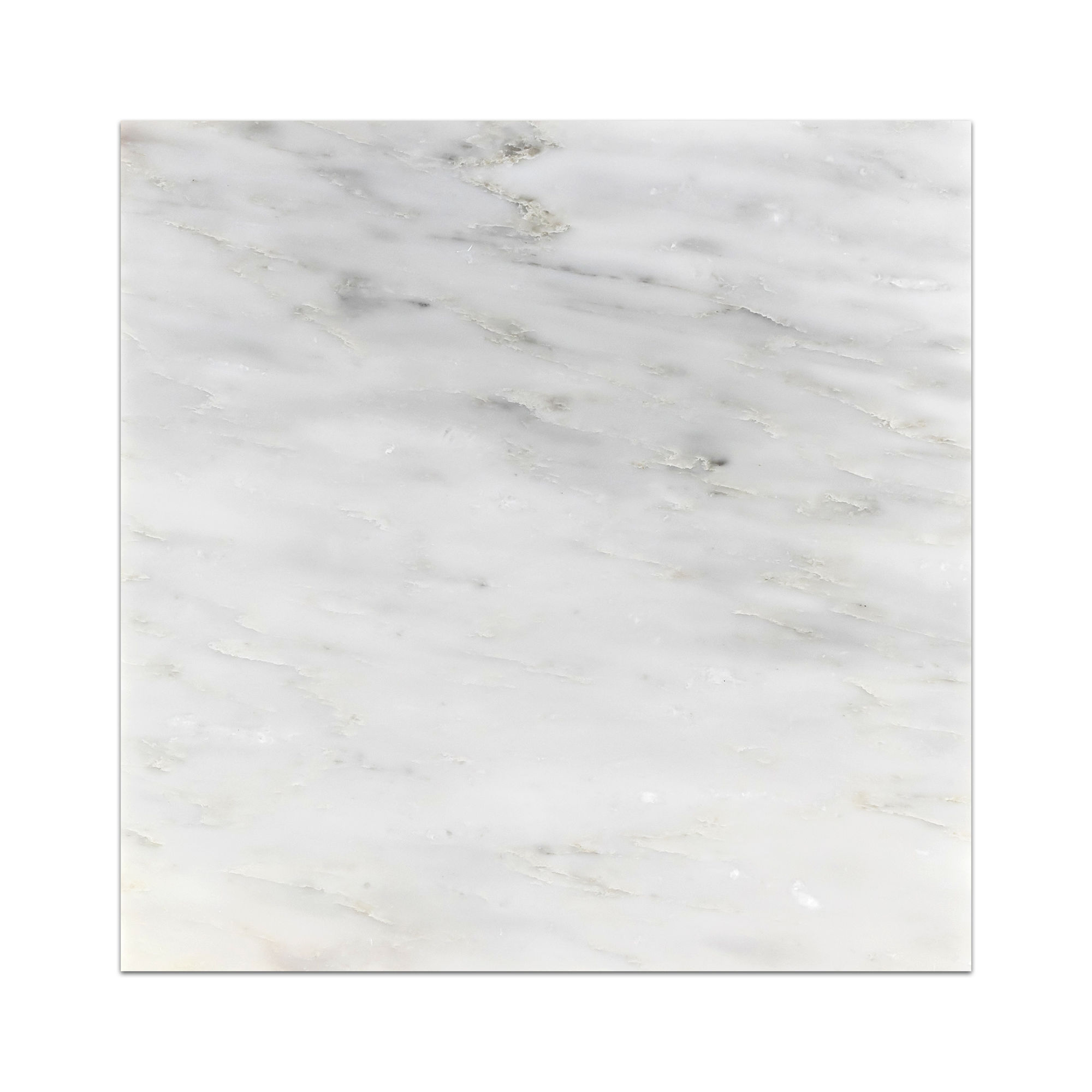 Elon Pearl White Marble Square Field Tile 12x12x0.375 Honed - Surface Group International