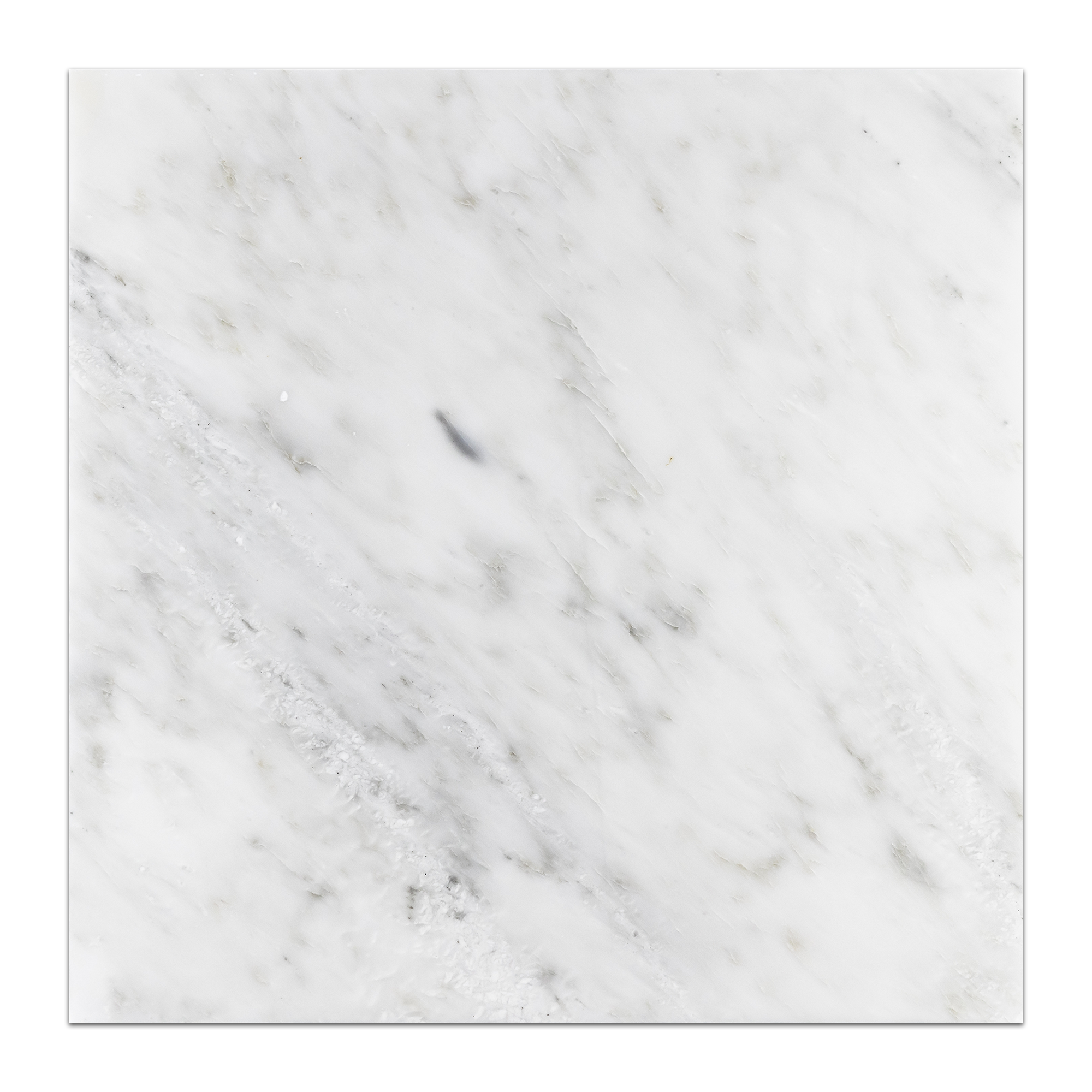 Elon Pearl White Marble Square Field Tile 18x18x0.375 Polished - Surface Group International