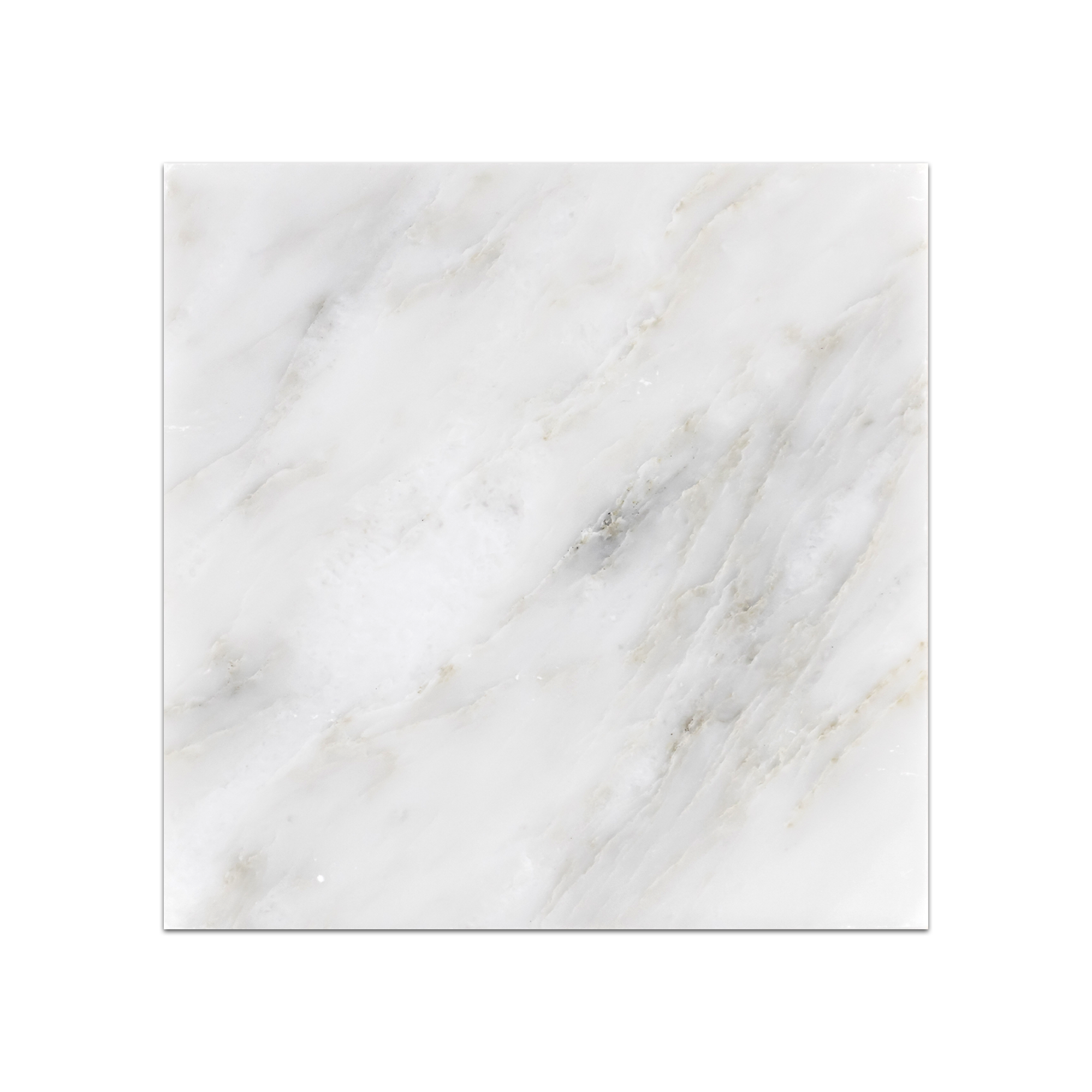 Elon Pearl White Marble Square Field Tile 6x6x0.375 Honed AM8603H Surface Group International Product
