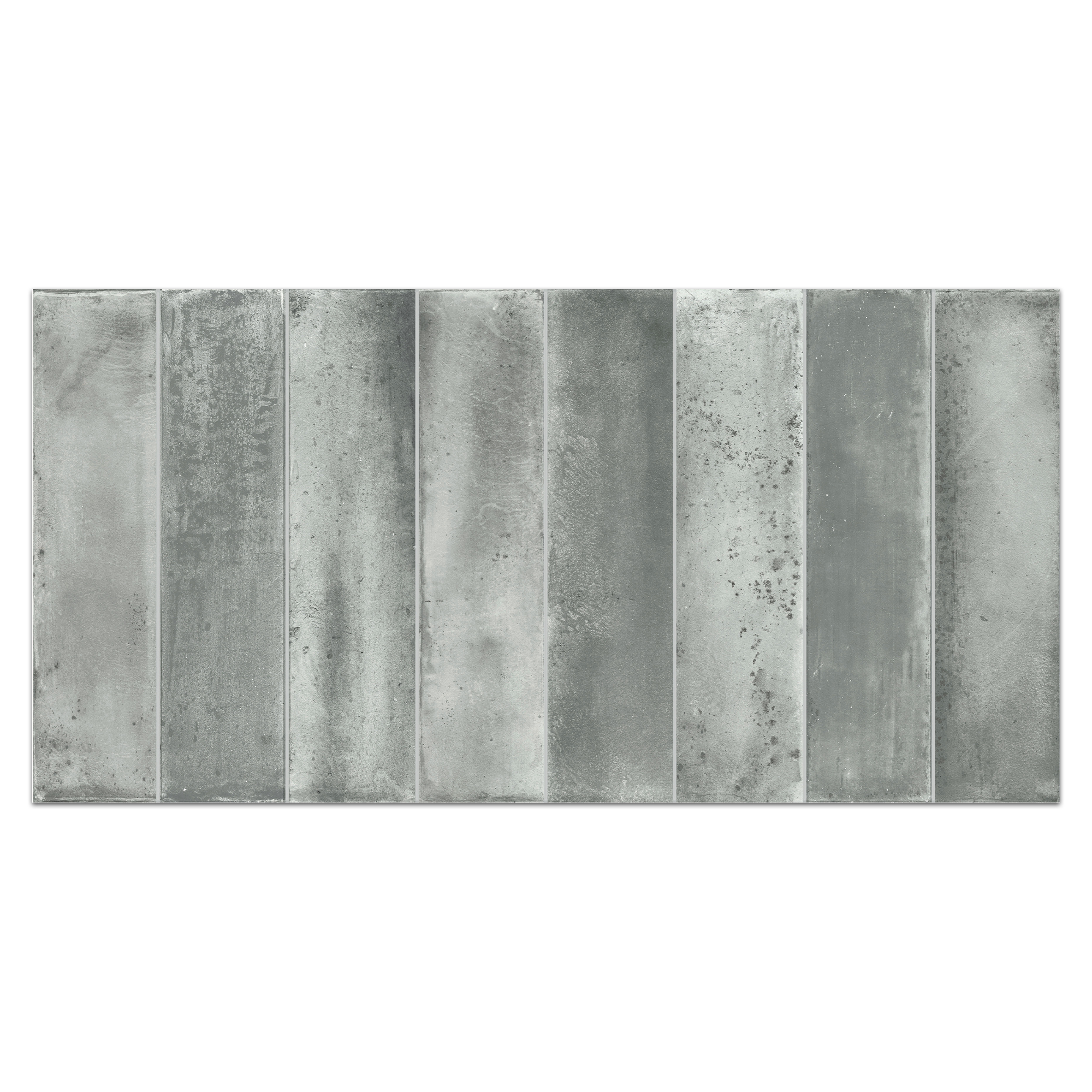 Elon Timeless Grey Porcelain Rectangle Wall Tile 12x24x0.3125 Glossy - Surface Group International