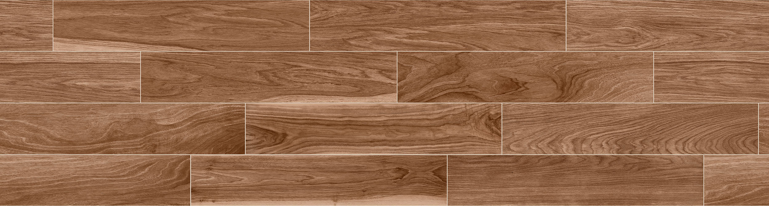EMOTION: Happy Walnut Field Tile (8"x40"x9mm | matte | pressed)