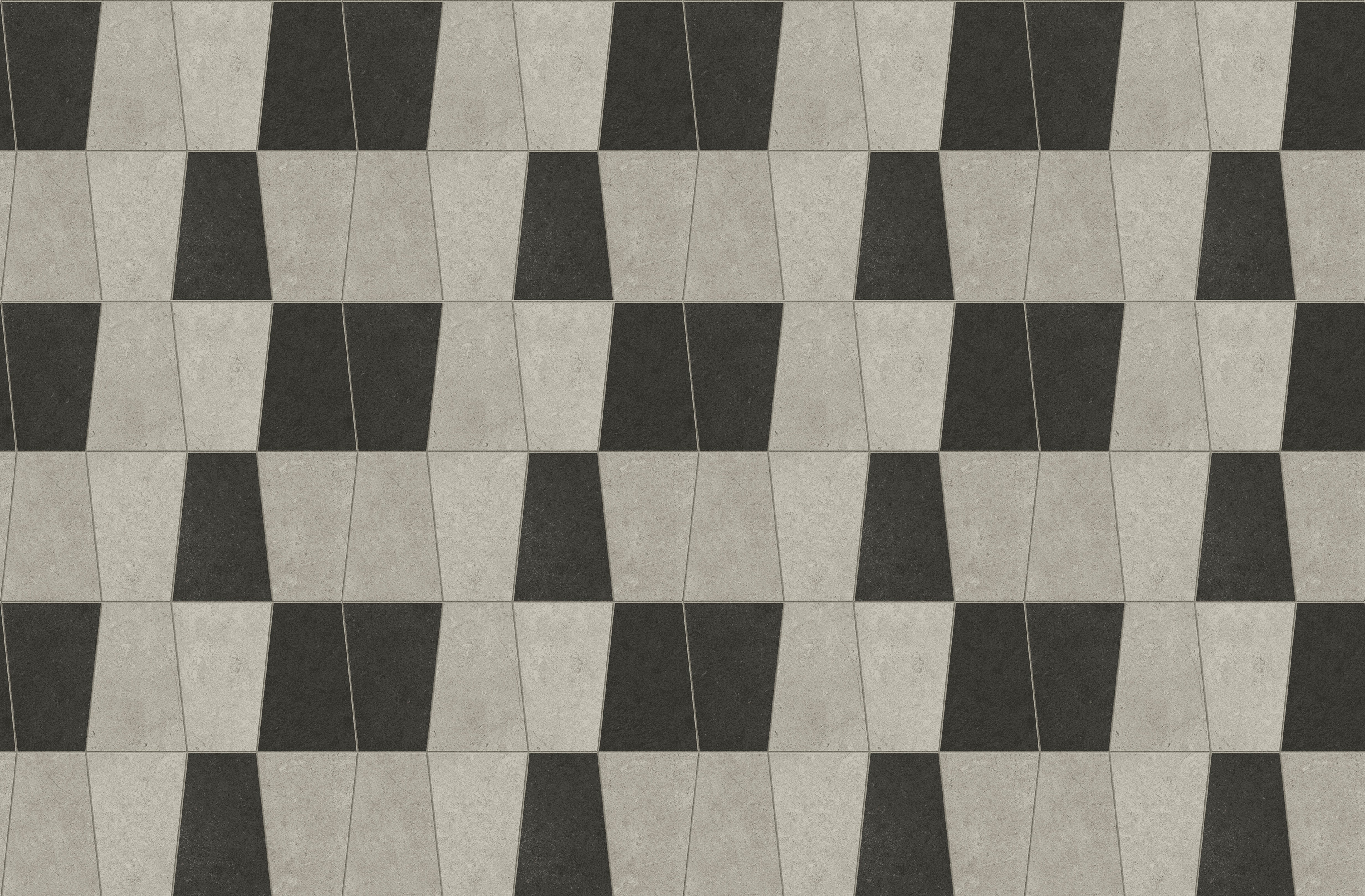 landmark 9mm frame geometric multi dark mos g tapered mosaic 12x10x9mm matte rectified porcelain tile distributed by surface group international