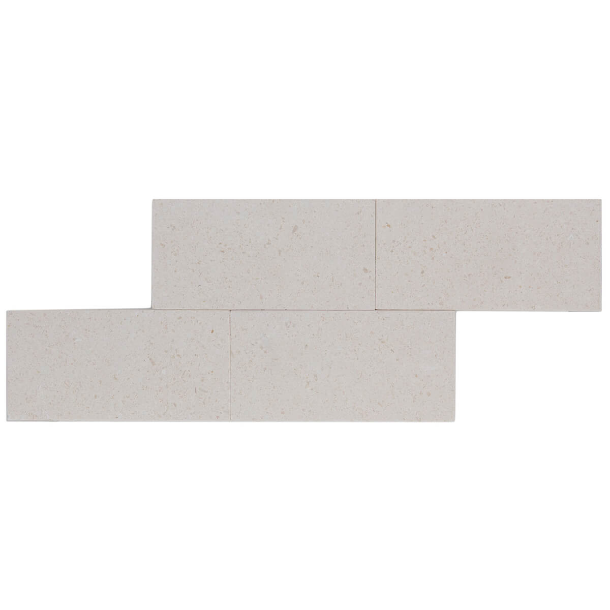 haussmann champagne limestone rectangle natural stone field tile 3x6 honed